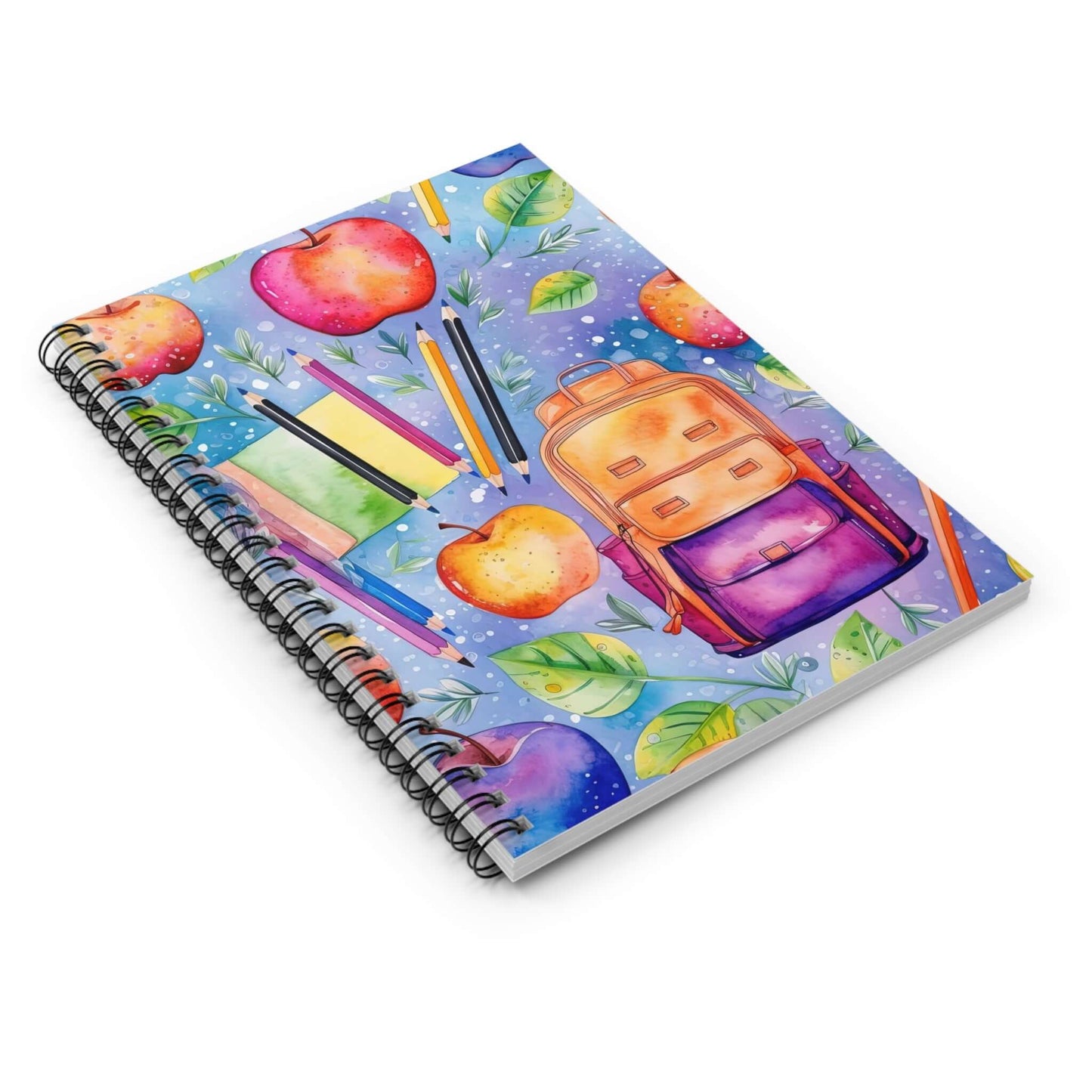 Cute Back To School Spiral Notebook - Ruled Line - JOURNAL VENUE