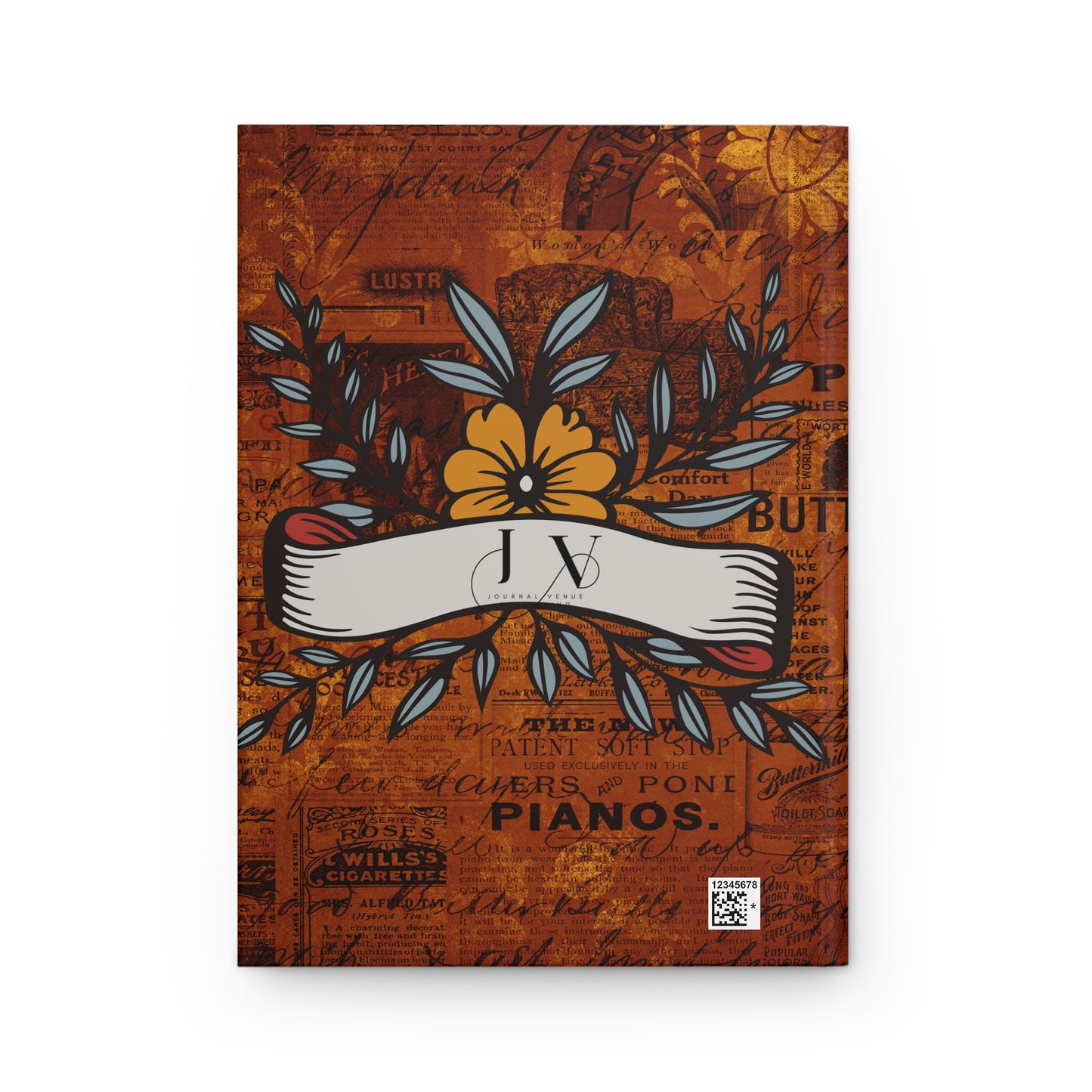 Vintage Hardcover Covered Matte Writing Notebooks and Journals - JOURNAL VENUE