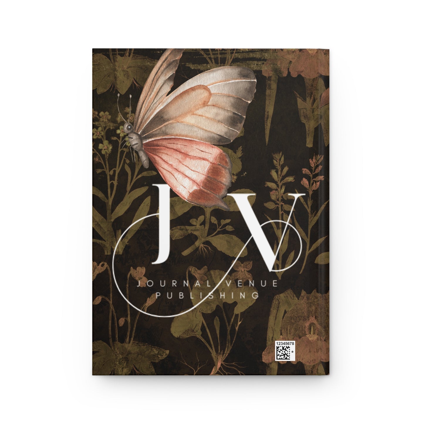 Butterfly Writing Vintage Hardcover Matte Notebooks Journals - JOURNAL AVENUE