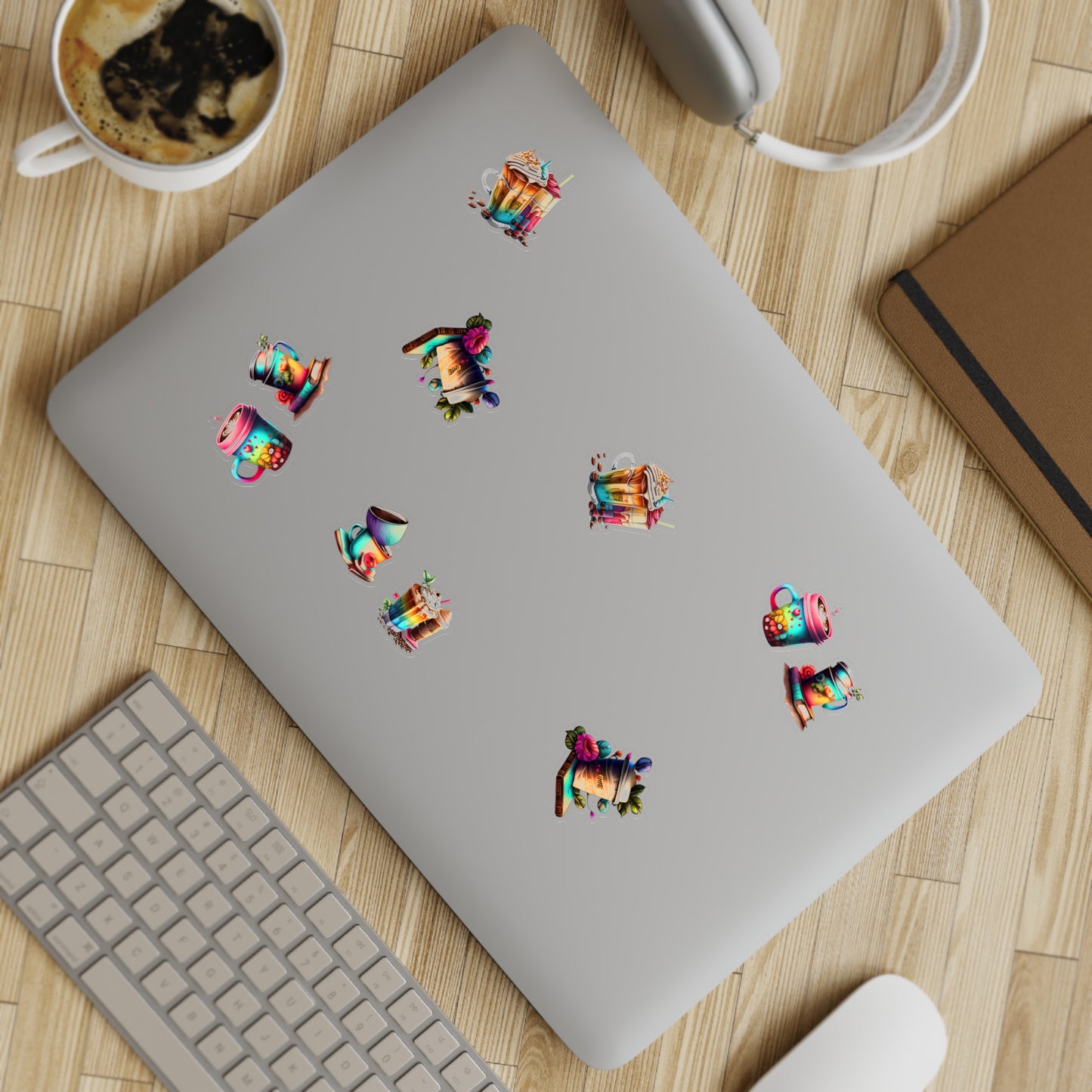 Coffee Latte Sticker Sheet Bundle - JOURNAL VENUE