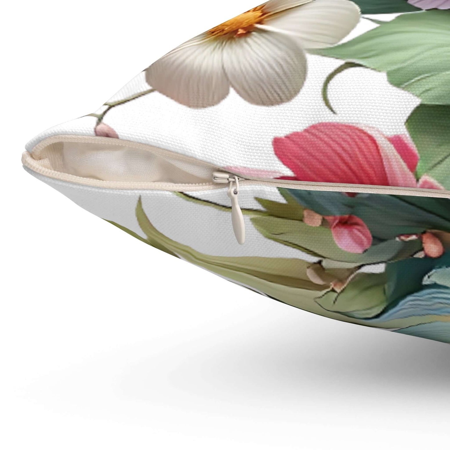 Coquette Floral Square Pillow