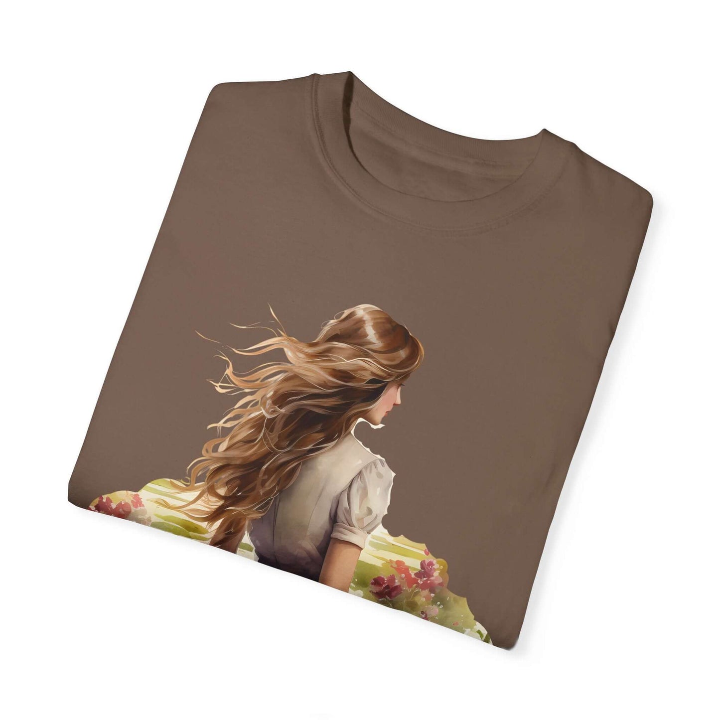 Vintage Wild Flower Girl T-shirt - JOURNAL VENUE