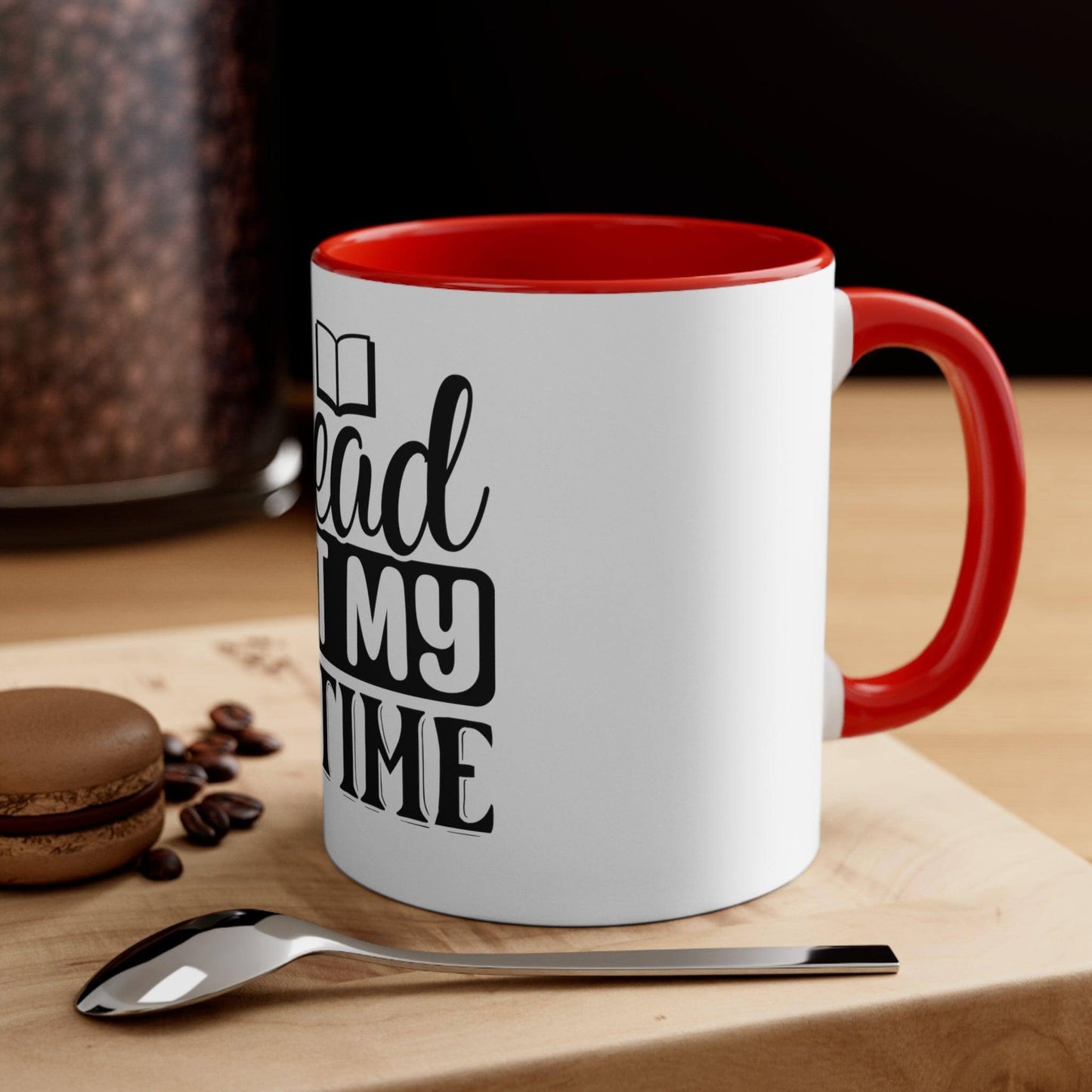 Bookworm Accent Coffee Mug - JOURNAL VENUE