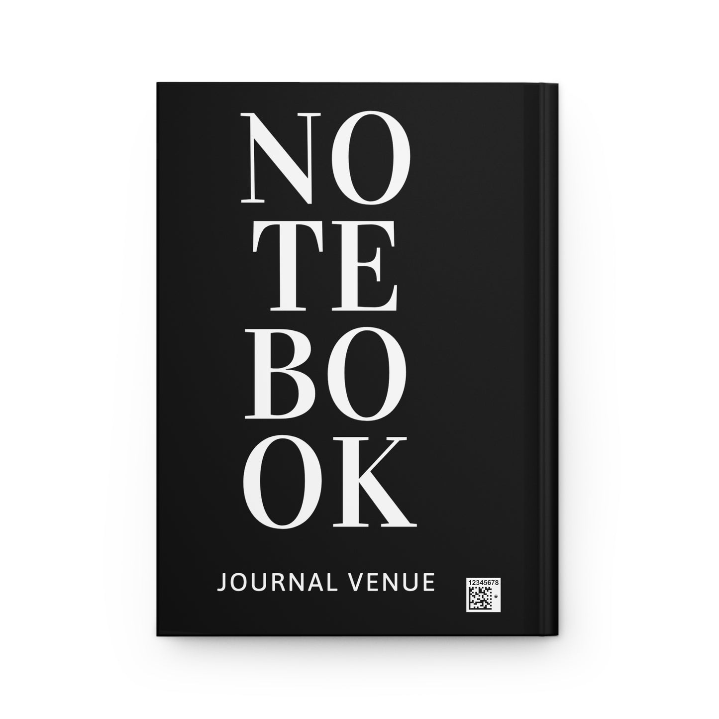 Classic Black Hardcover Covered Matte Notebooks - JOURNAL VENUE