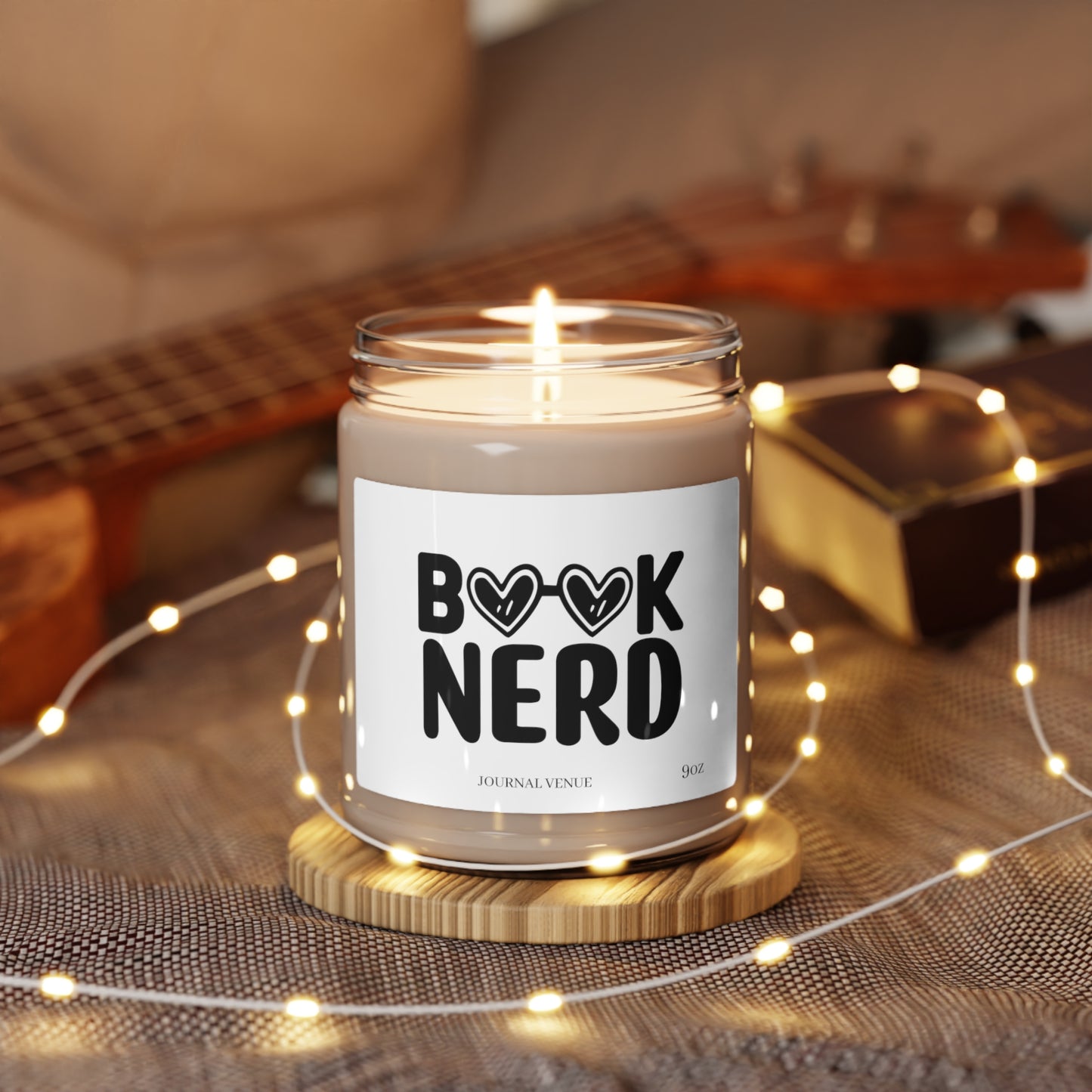 Book Nerd Scented Soy Candle - JOURNAL VENUE
