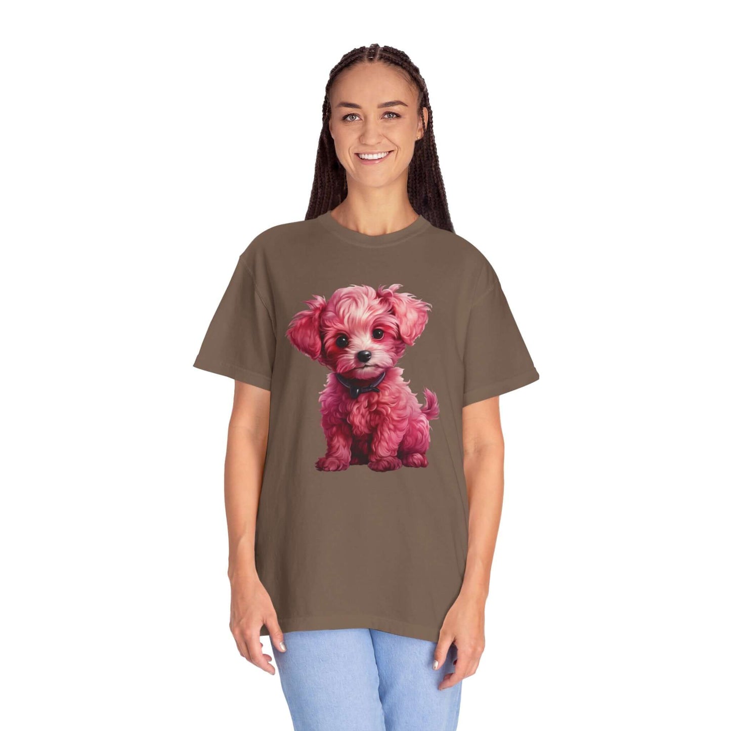 Cute Pink Poodle T-shirt
