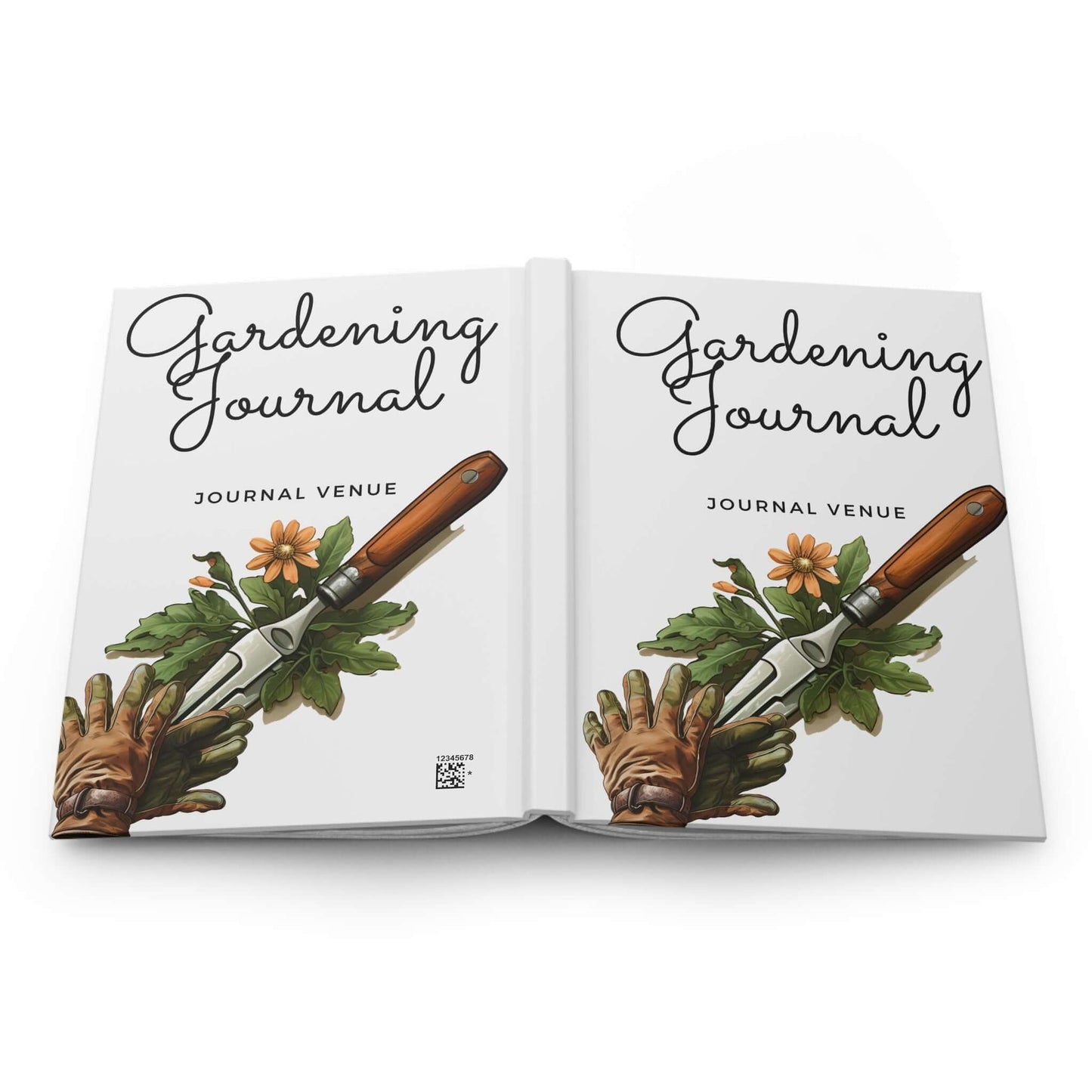 The Gardener Journal Planner - Gardening Journal : Front and Back cover