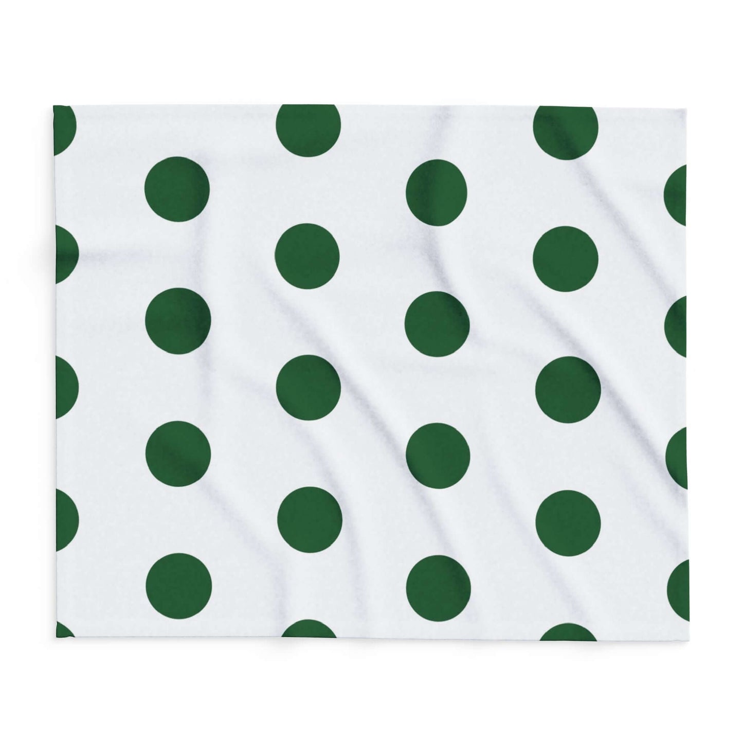 Green Polka Dot Arctic Fleece Blanket