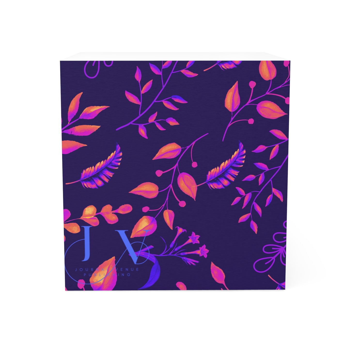 Purple Floral Office Sticky Notes Bundle Stationery - JOURNAL VENUE