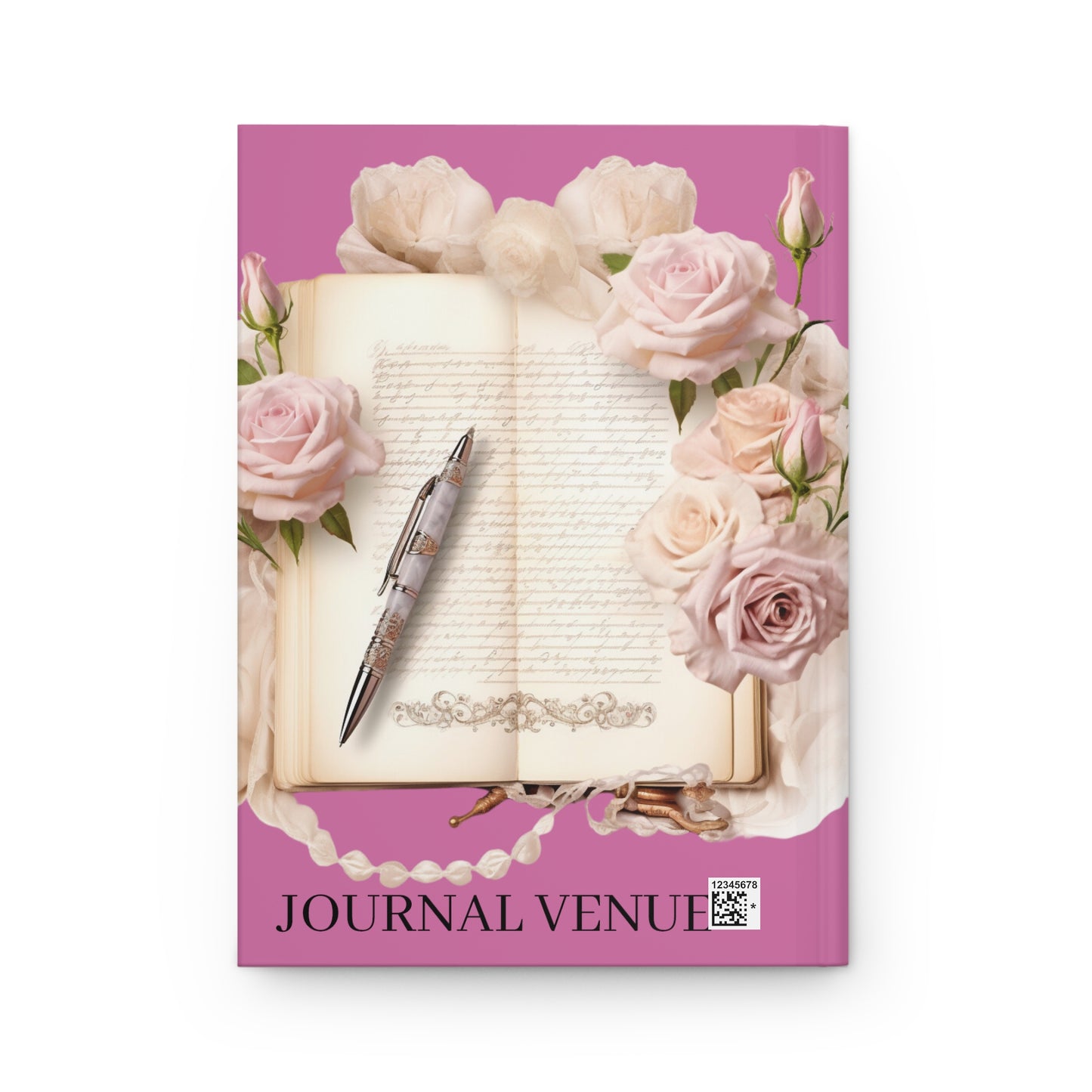 Vintage-style Chic Hardcover Journal - JOURNAL VENUE