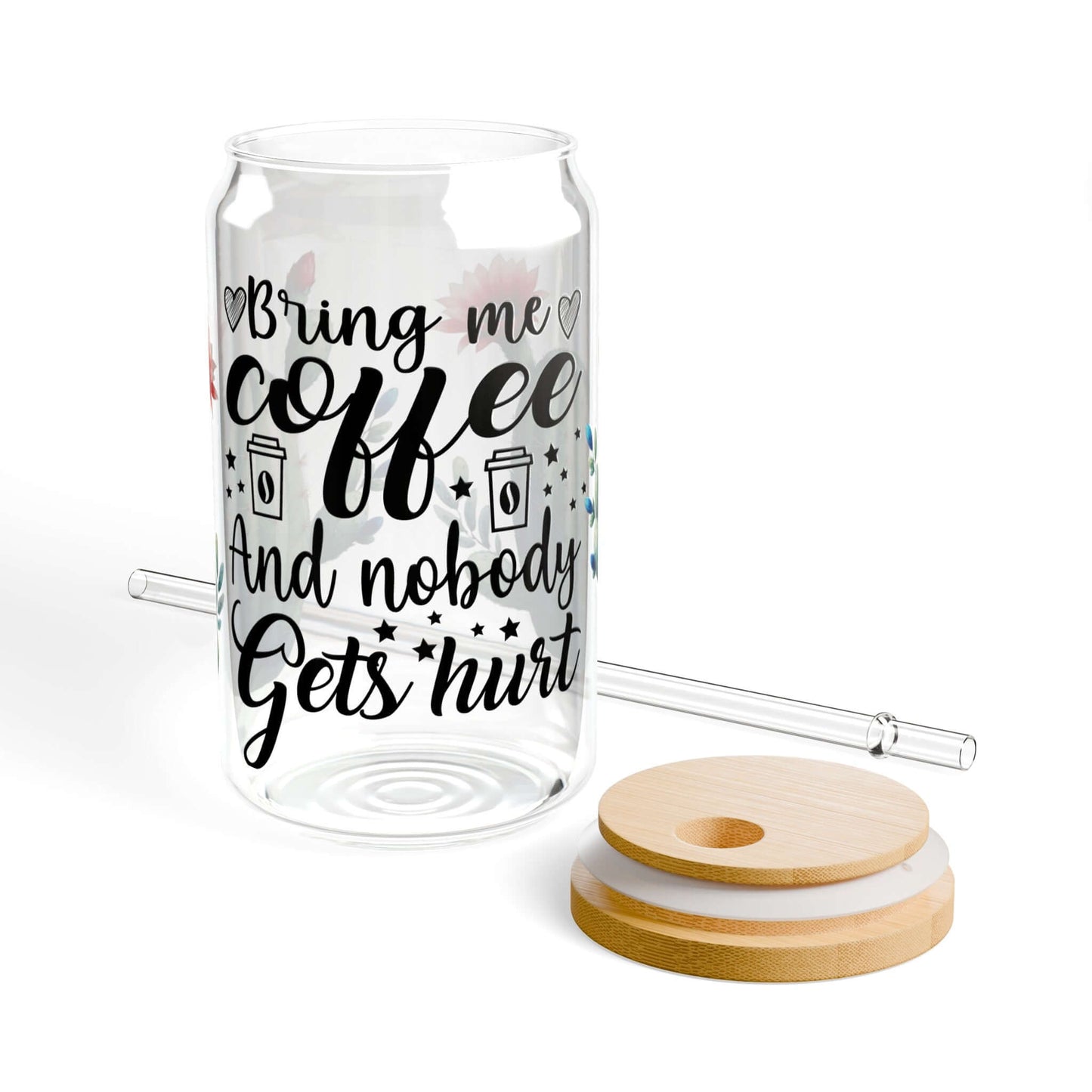 Cute Funny Cactus Coffee Glass Tumbler - JOURNAL VENUE