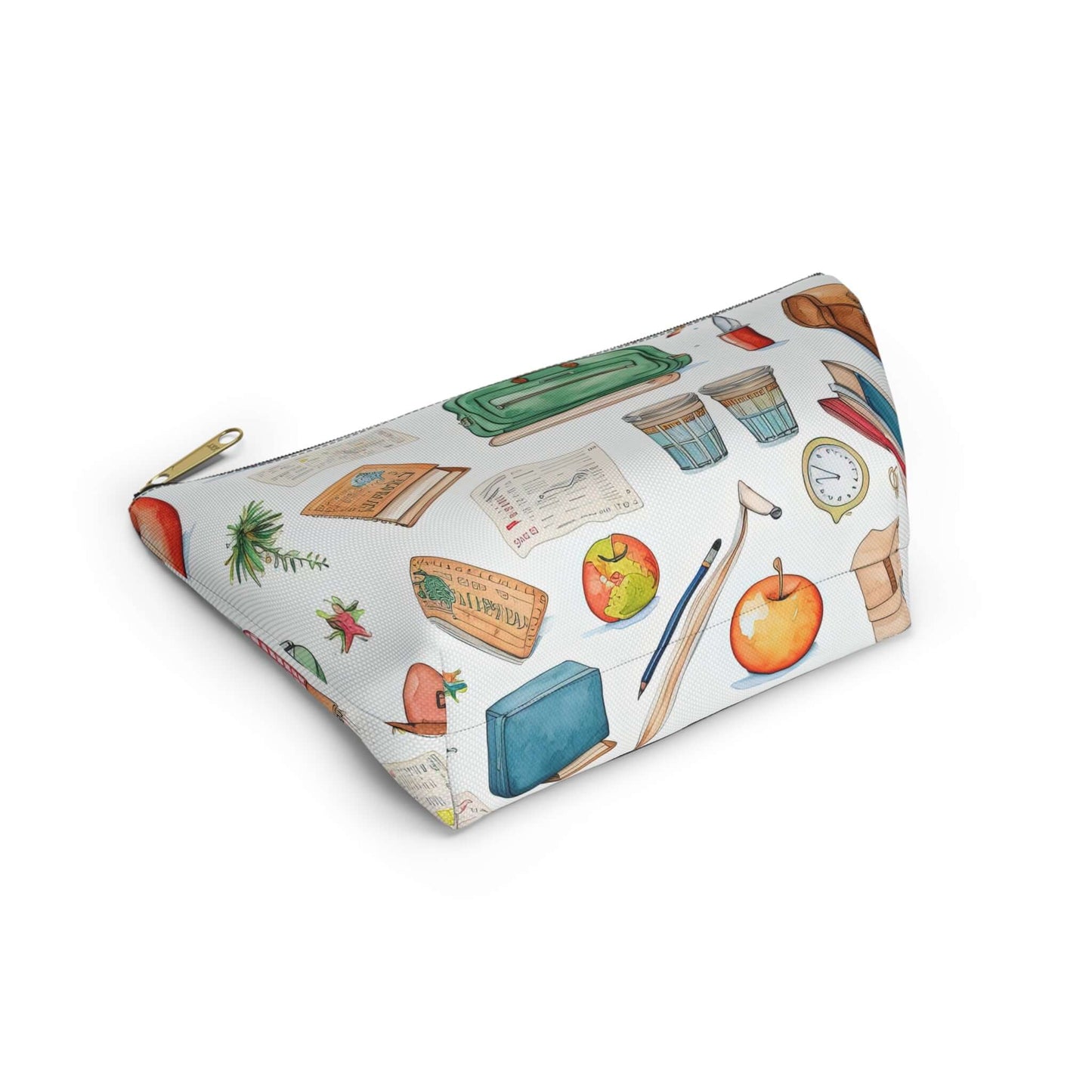 Back To School Bookish Accessory Pouch w T-bottom - JOURNAL VENUE