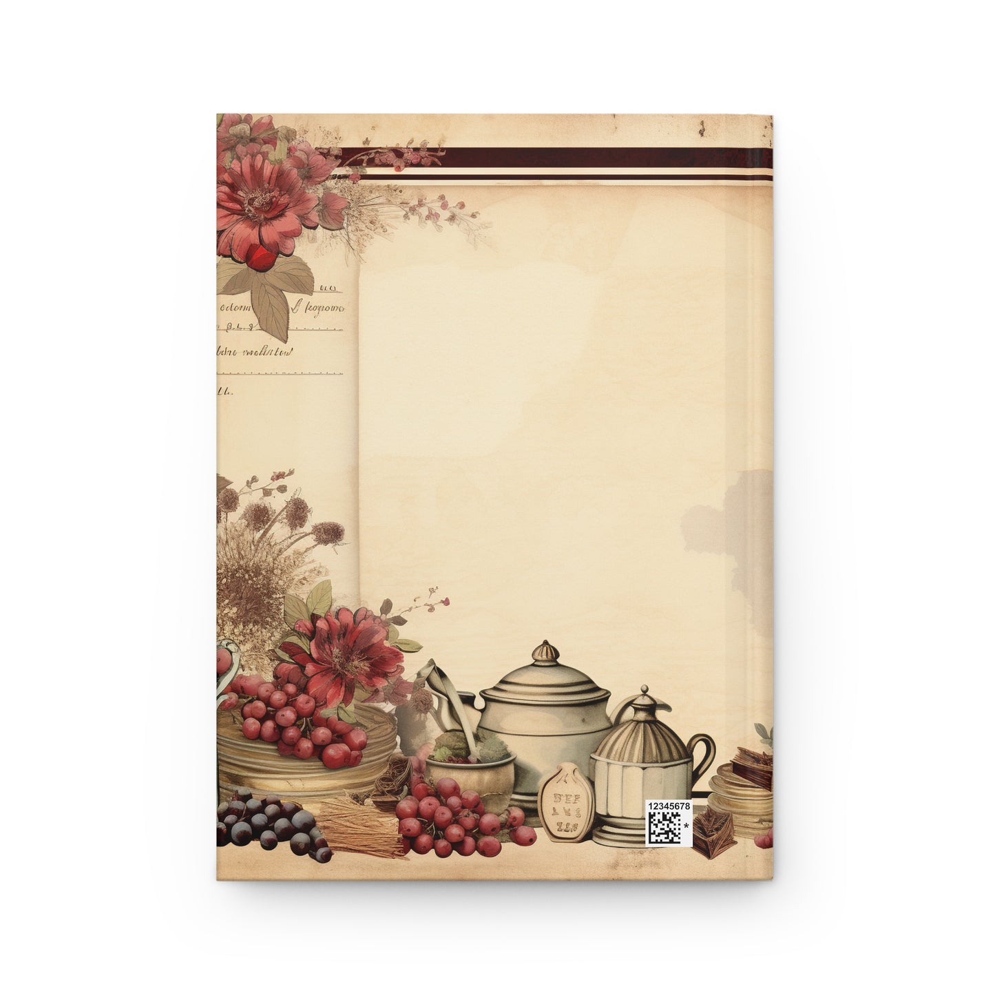 Vintage Food Blogger Recipe Book Journal - JOURNAL VENUE