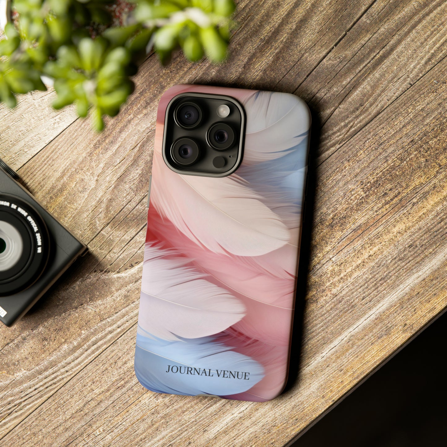 Cute Colorful Feather Tough Phone Cases - JOURNAL VENUE