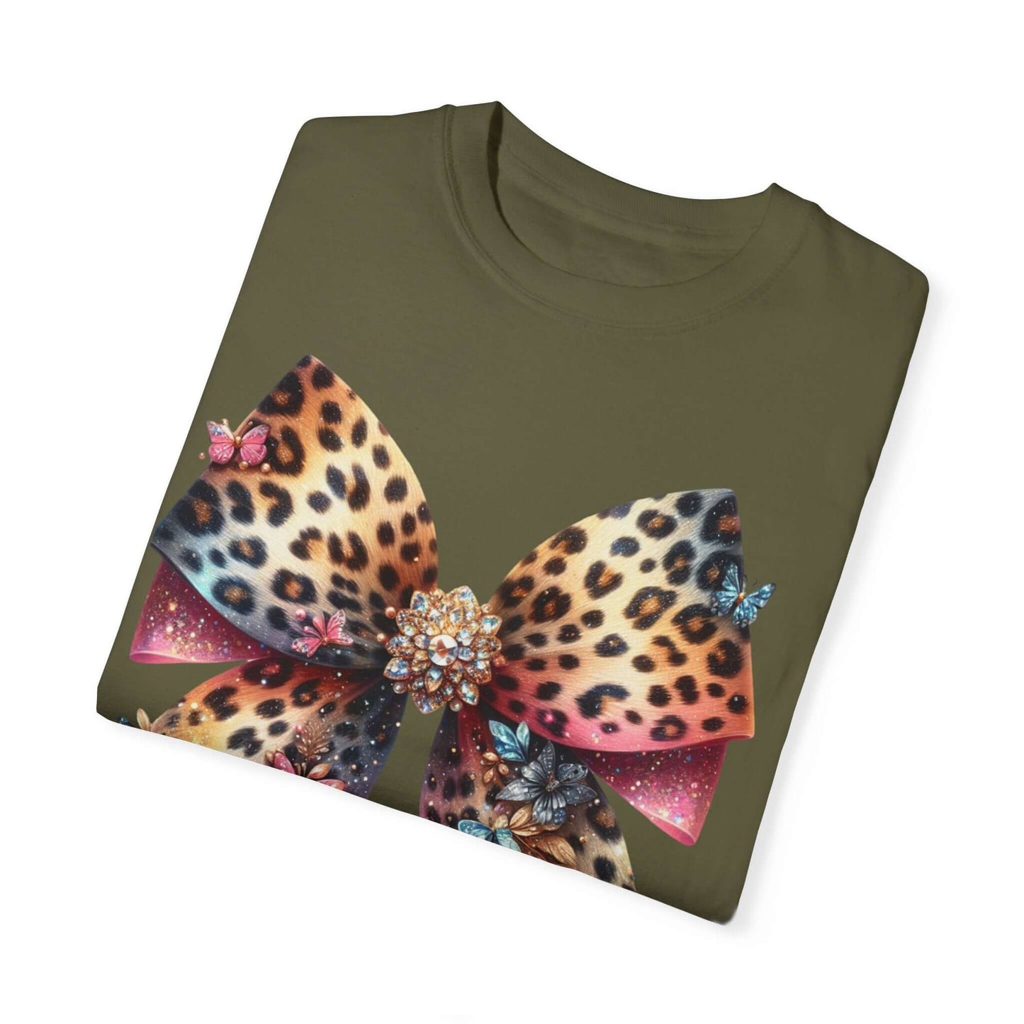 Vintage Leopard Rainbow Coquette T-shirt- JOURNAL VENUE