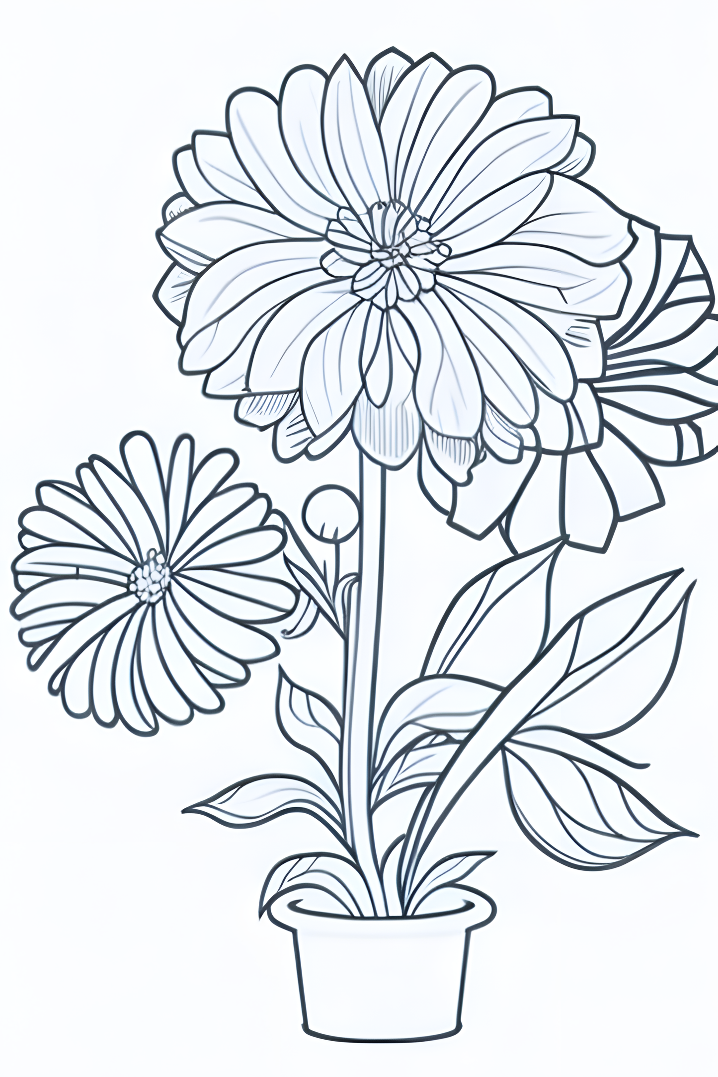 Flower Coloring Pages - JOURNAL VENUE