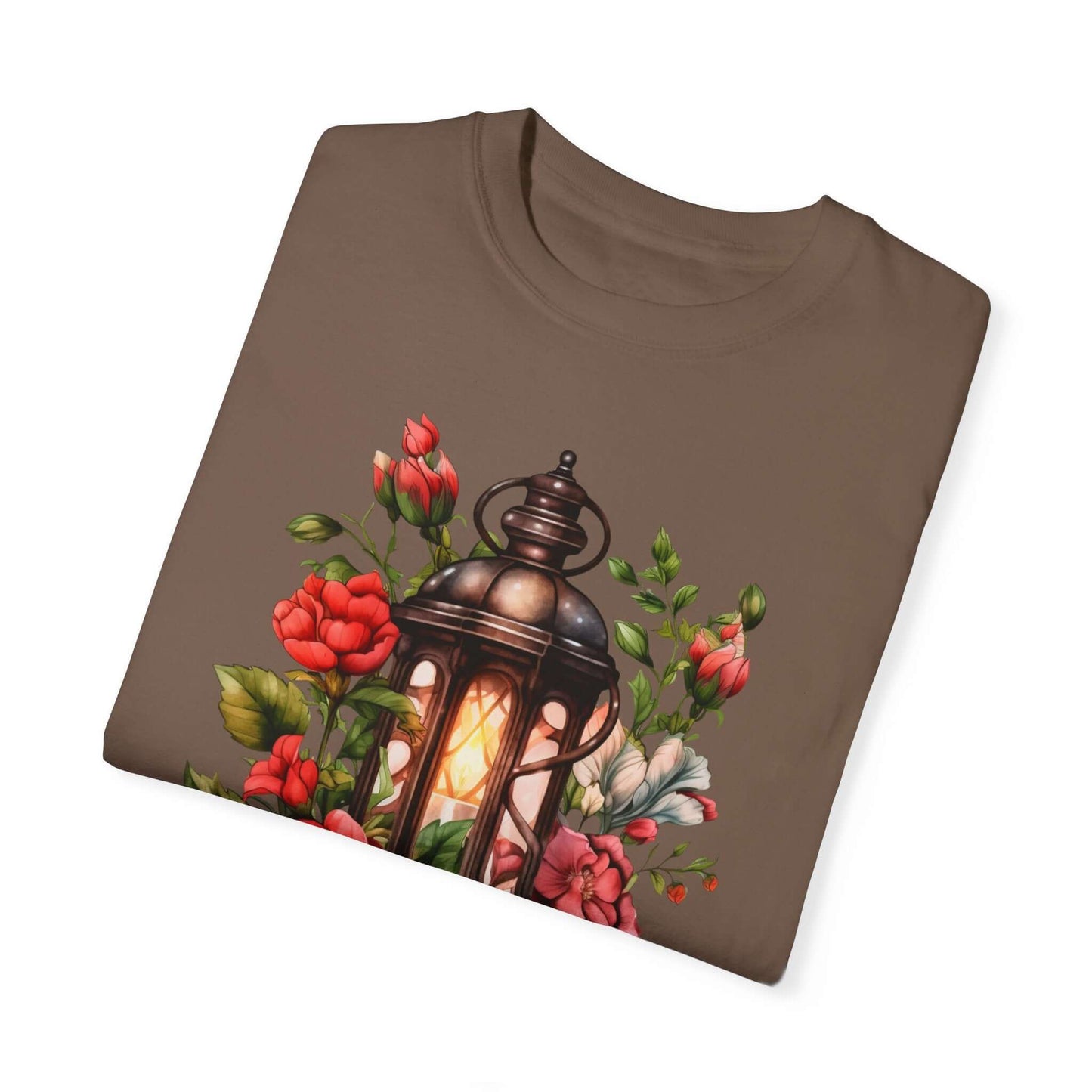 Floral Lantern Vintage T-shirt