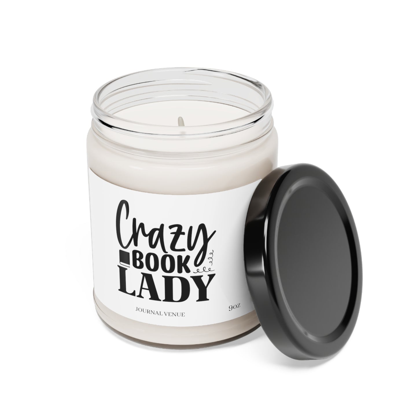 Crazy Book Lady Scented Soy Candle - JOURNAL VENUE