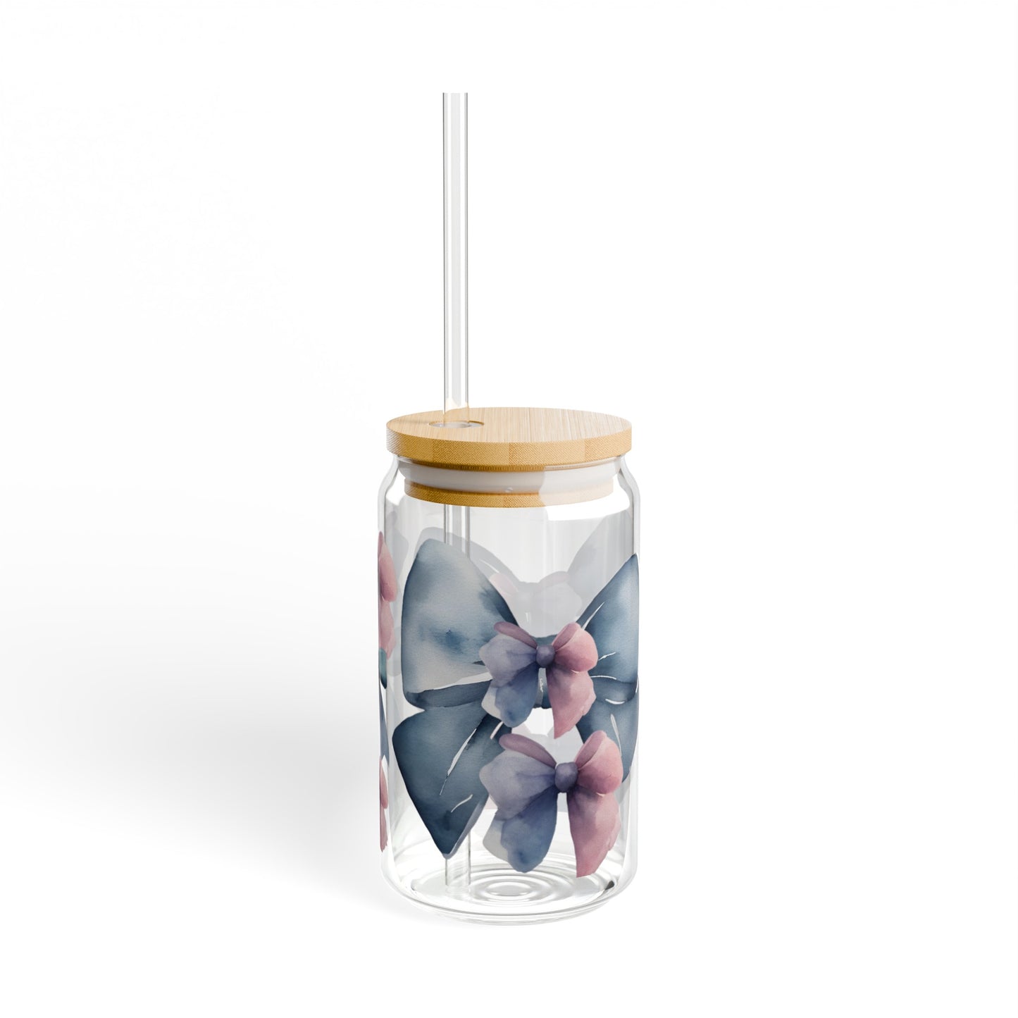 Cute Coquette Bow Glass Tumbler - JOURNAL VENUE