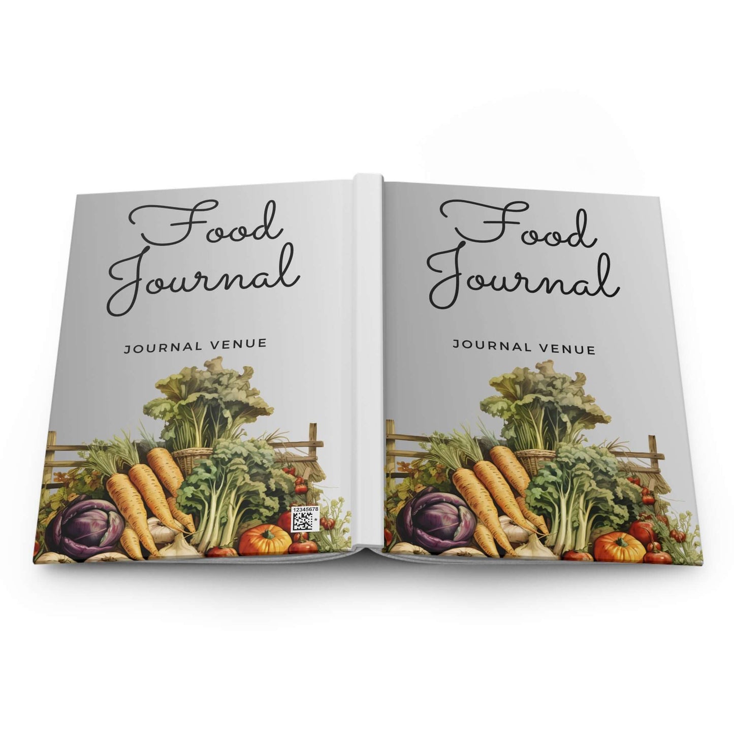 Fruit and Vegetable Garden Food Journal - Front and Back Cover