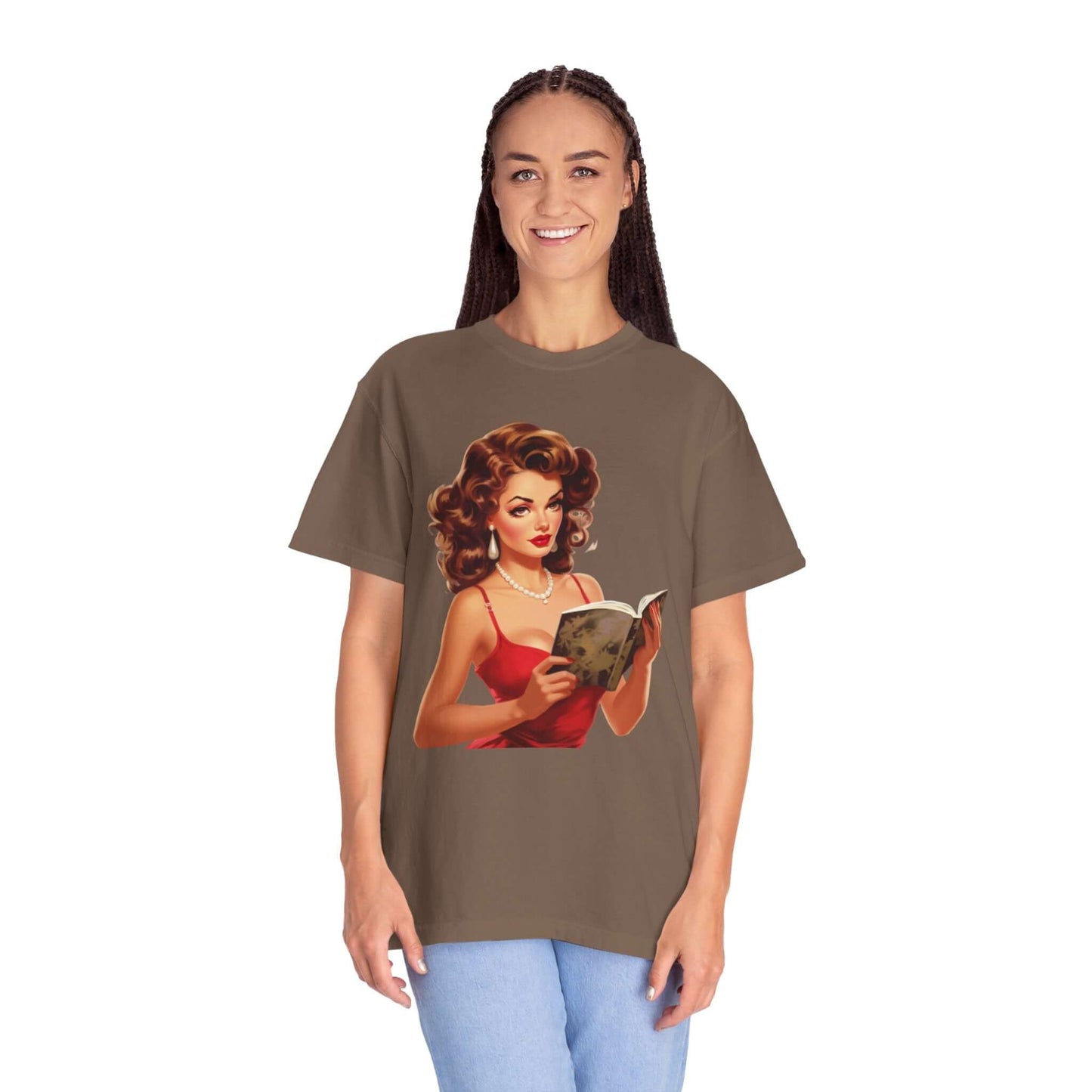 Vintage Retro Reading Mum T-shirt