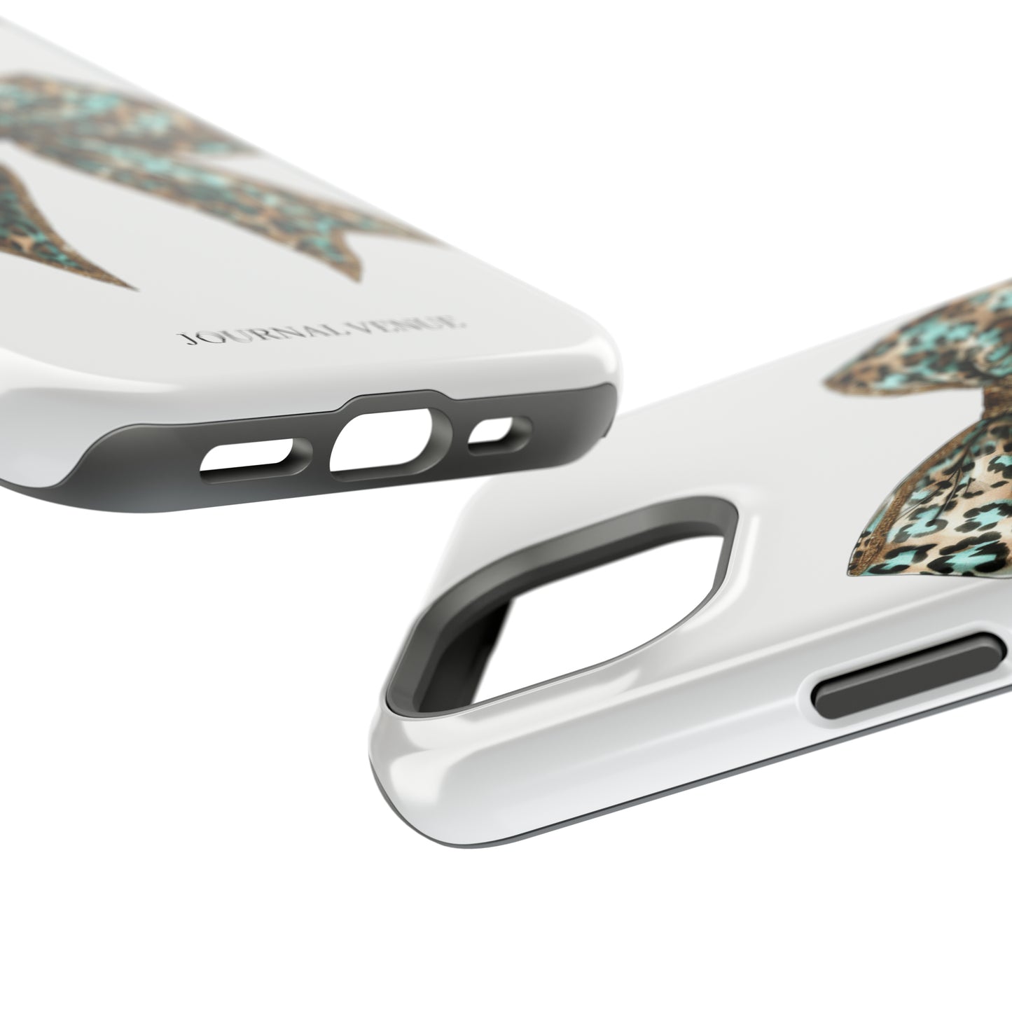 Cute Leopard Print Coquette Bow Iphone Cases - JOURNAL VENUE