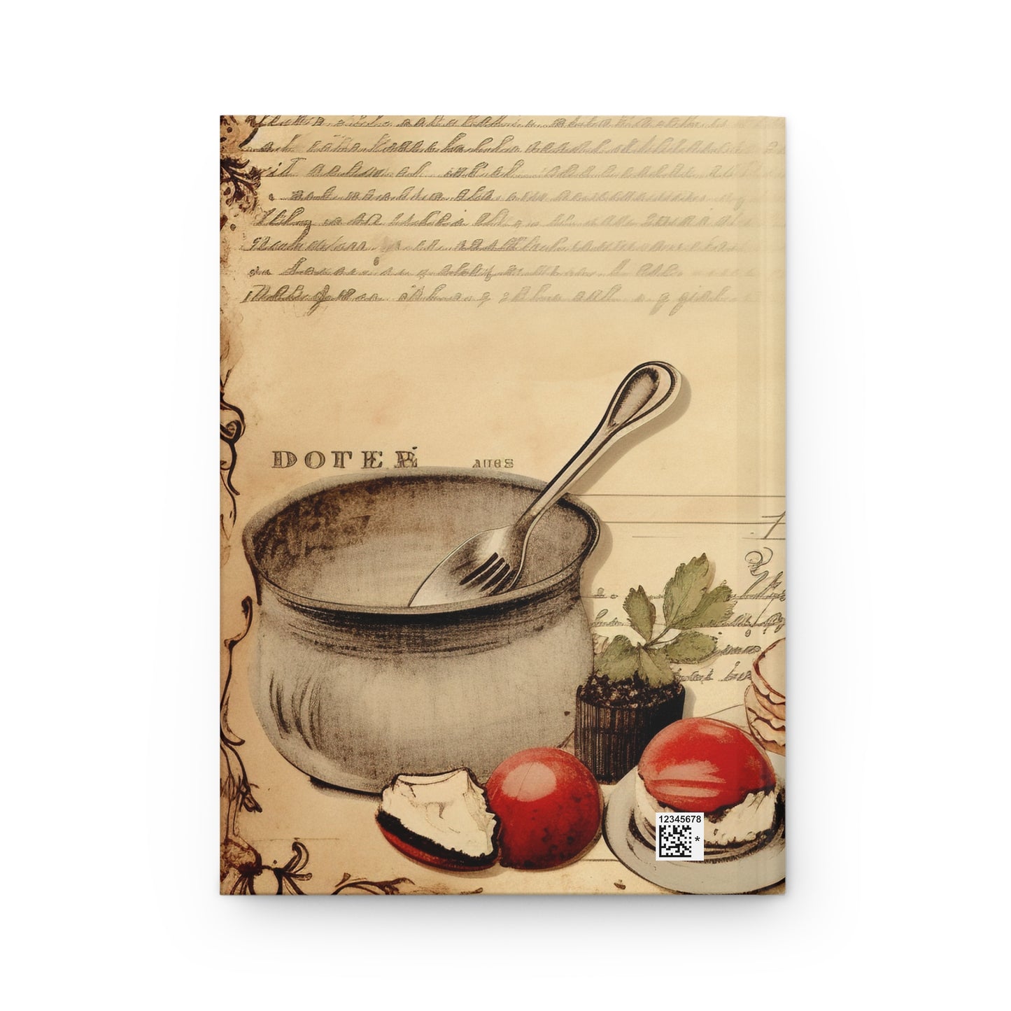 Vintage Recipe Book Hardcover Journal - JOURNAL VENUE