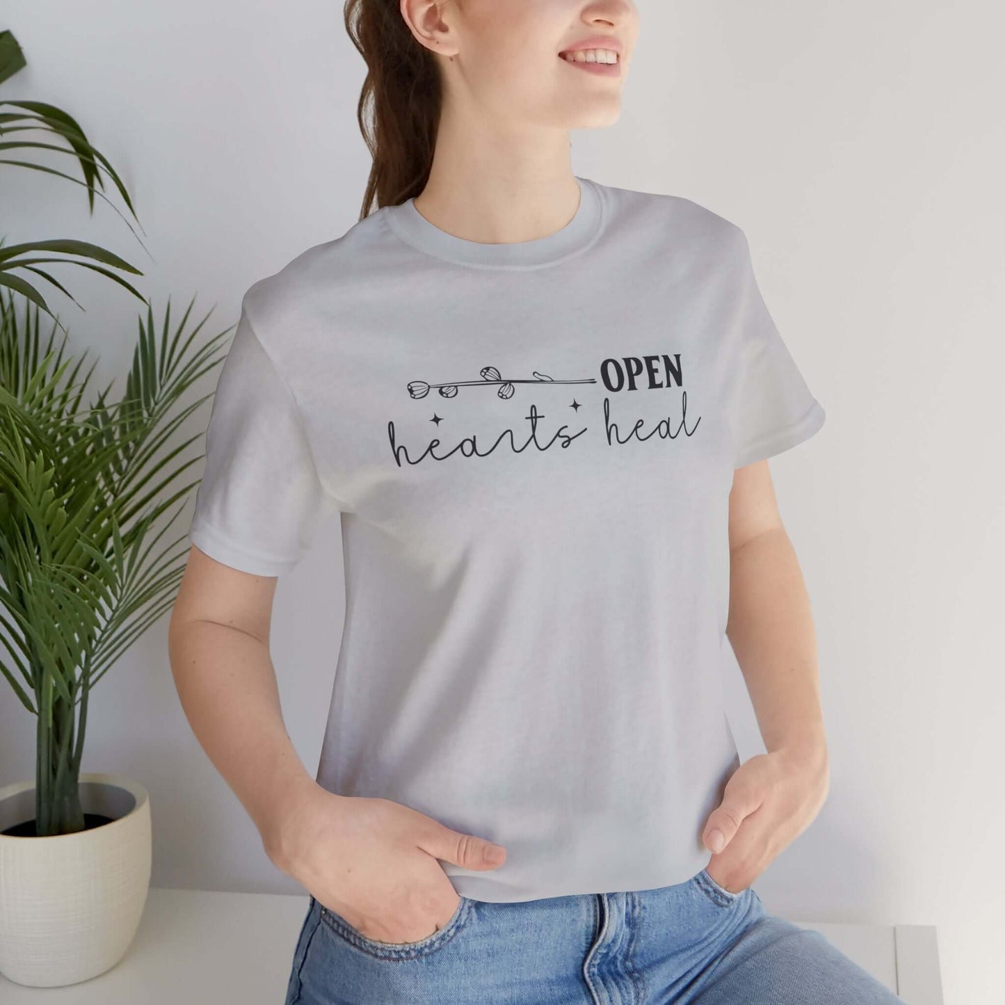 Open Hearts Heal Short Sleeve Tee