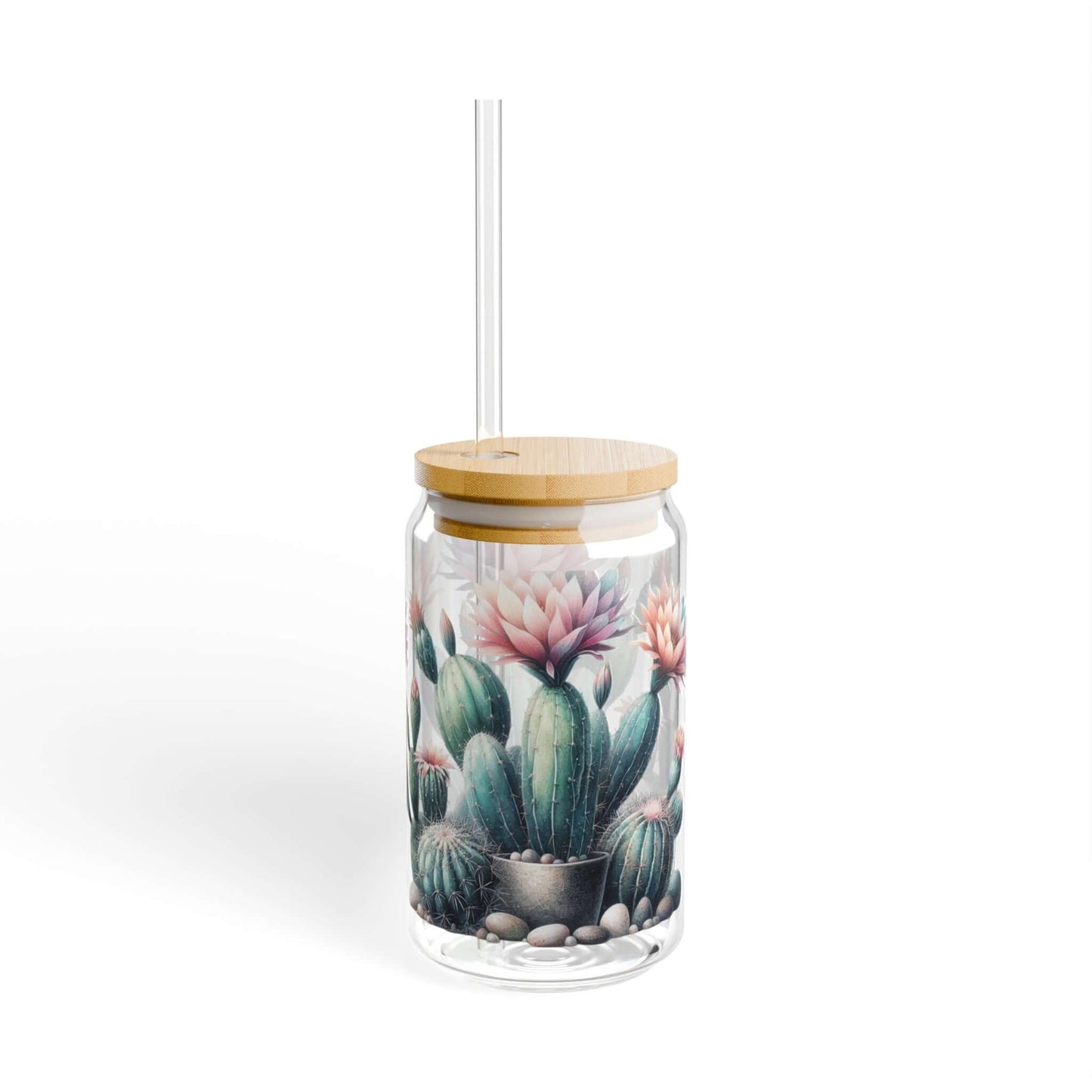 Cactus Coffee Glass Tumbler - JOURNAL VENUE