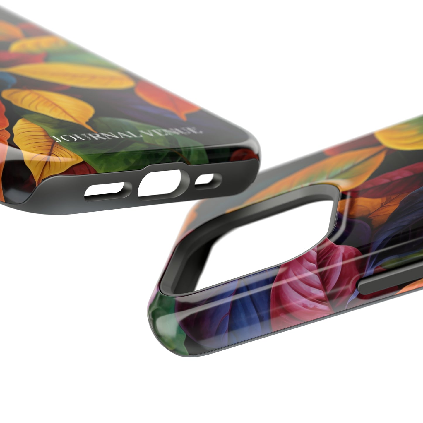 Colorful Rainbow Leaves Iphone Cases - JOURNAL VENUE