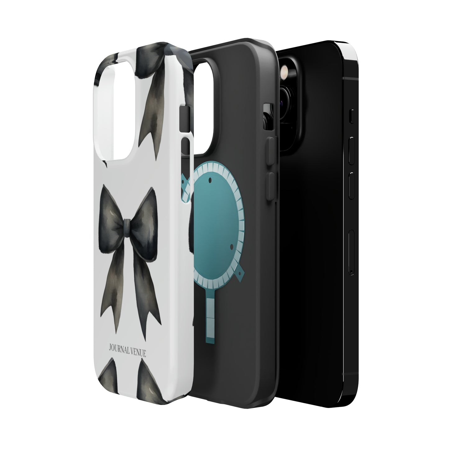 Black Coquette Bow Iphone Cases - JOURNAL VENUE