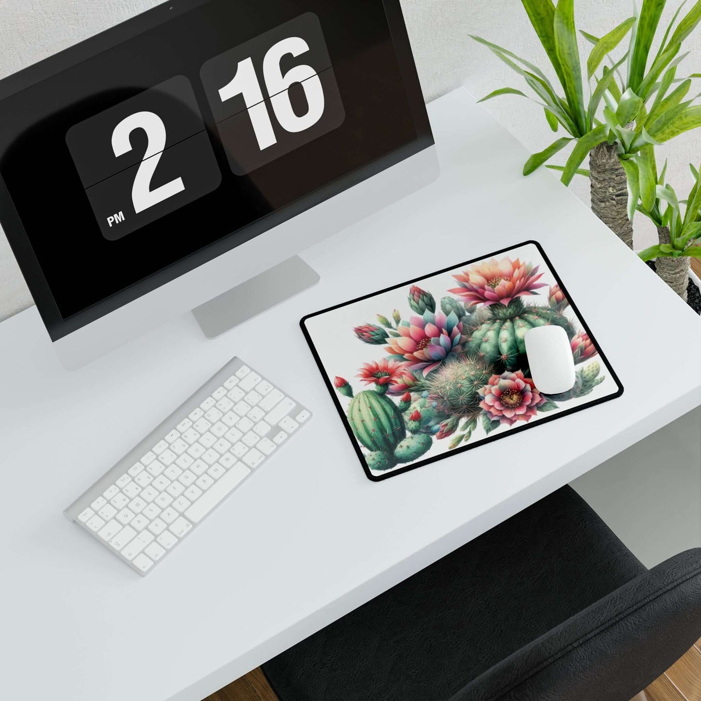 Floral Cactus Mouse Pad Desk Mats - JOURNAL VENUE