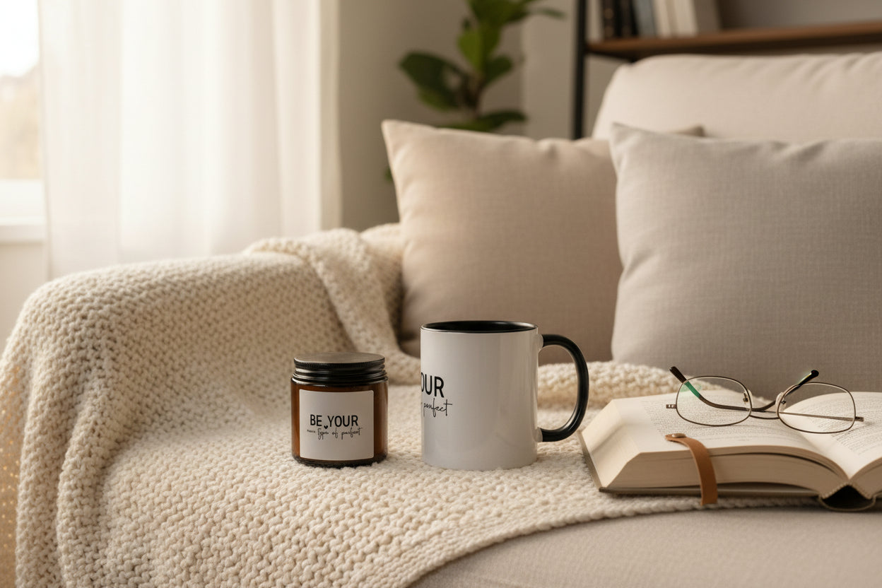 Be Your Own Cozy Candle & Mug Gift Set - Journal Venue