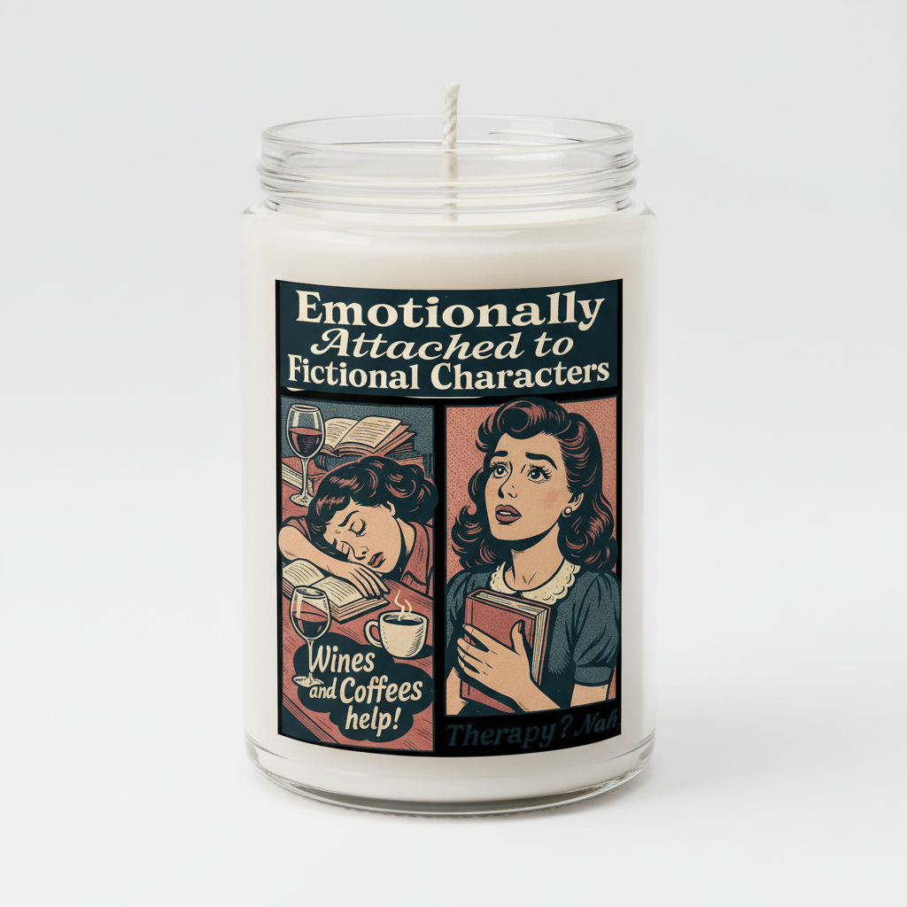 Fictional Reader Candle -Journal Ve