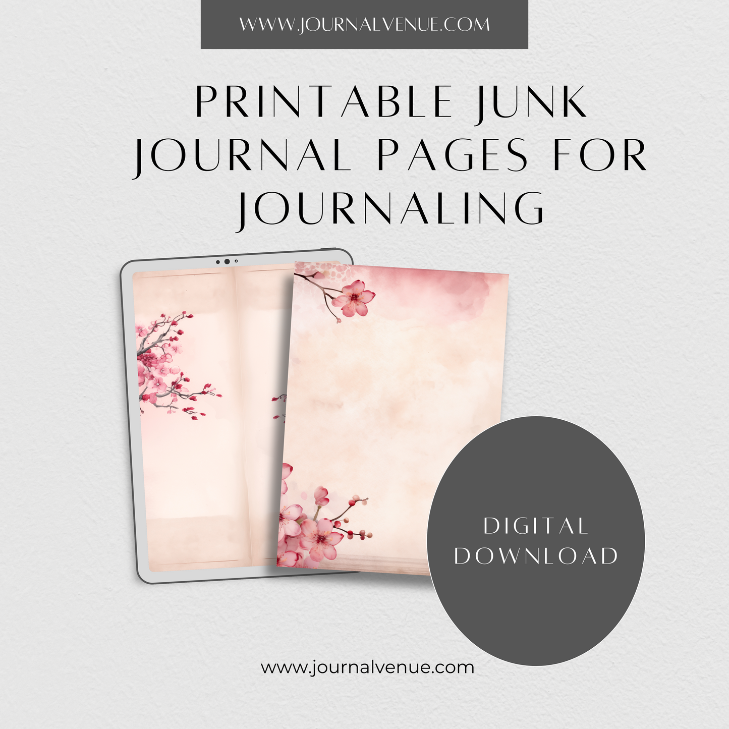 Scrap Book Junk Journal Pages - JOURNAL VENUE