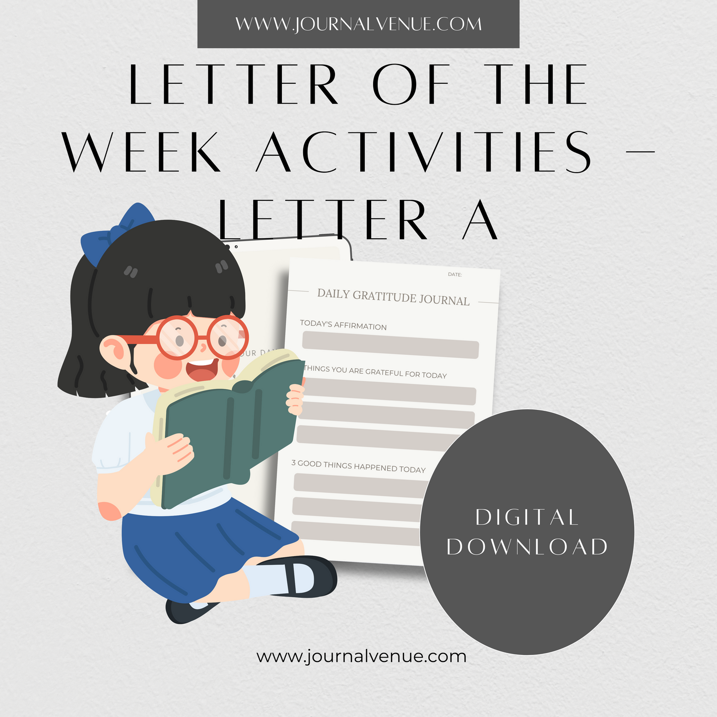 Printable Children's Letter Activities Booklet - JOURNAL VENUE