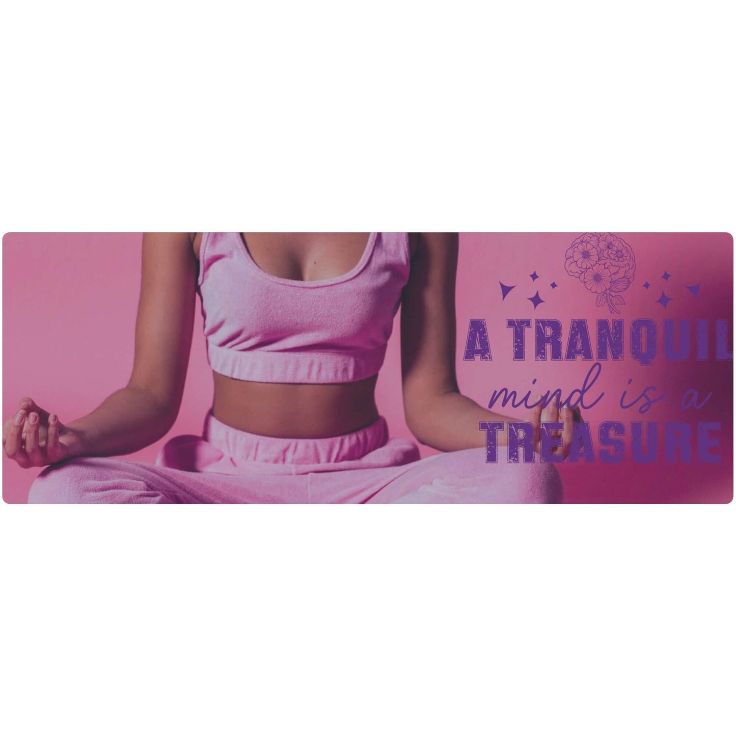 Pink Zen Yoga Mat - JOURNAL VENUE