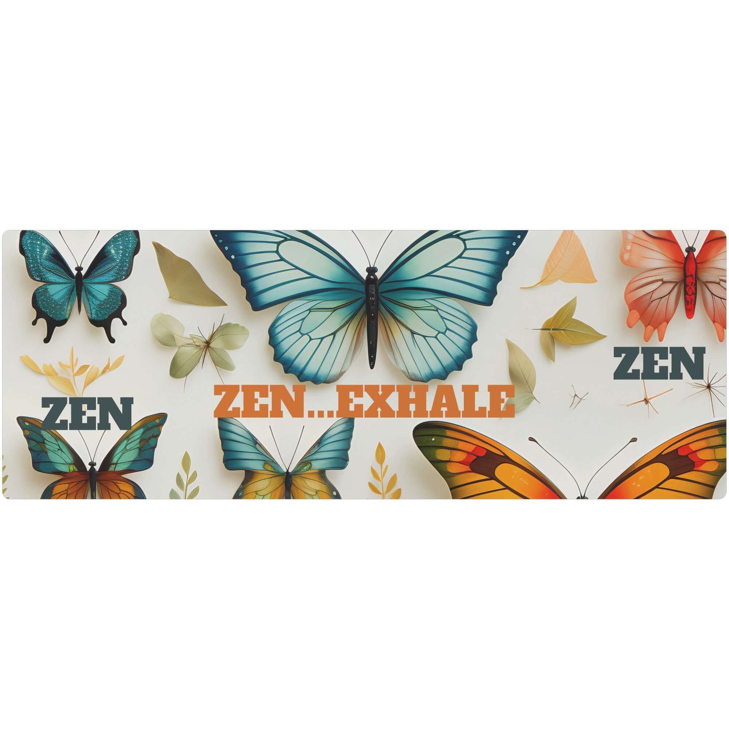 Zen Exhale Butterfly Yoga Mat - JOURNAL VENUE