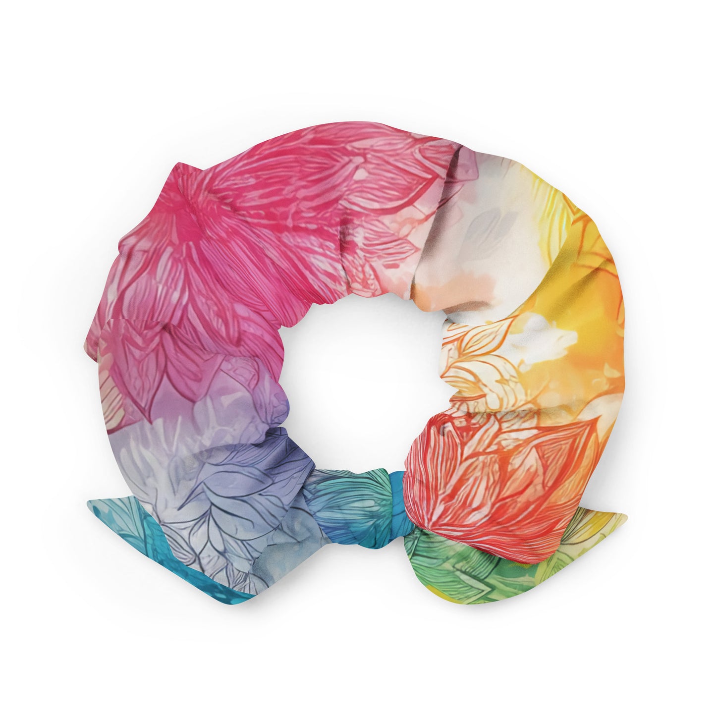 Lady Belle Scrunchie With Bow - JOURNAL VENUE