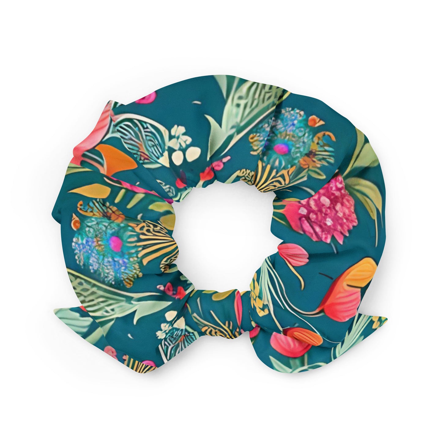 Lady Ivy Scrunchie With Bow - JORUNAL VENUE