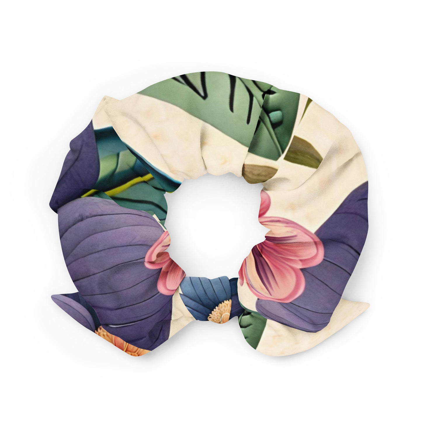 Lady Flora Scrunchie With Coquette Bow - JOURNAL VENUE