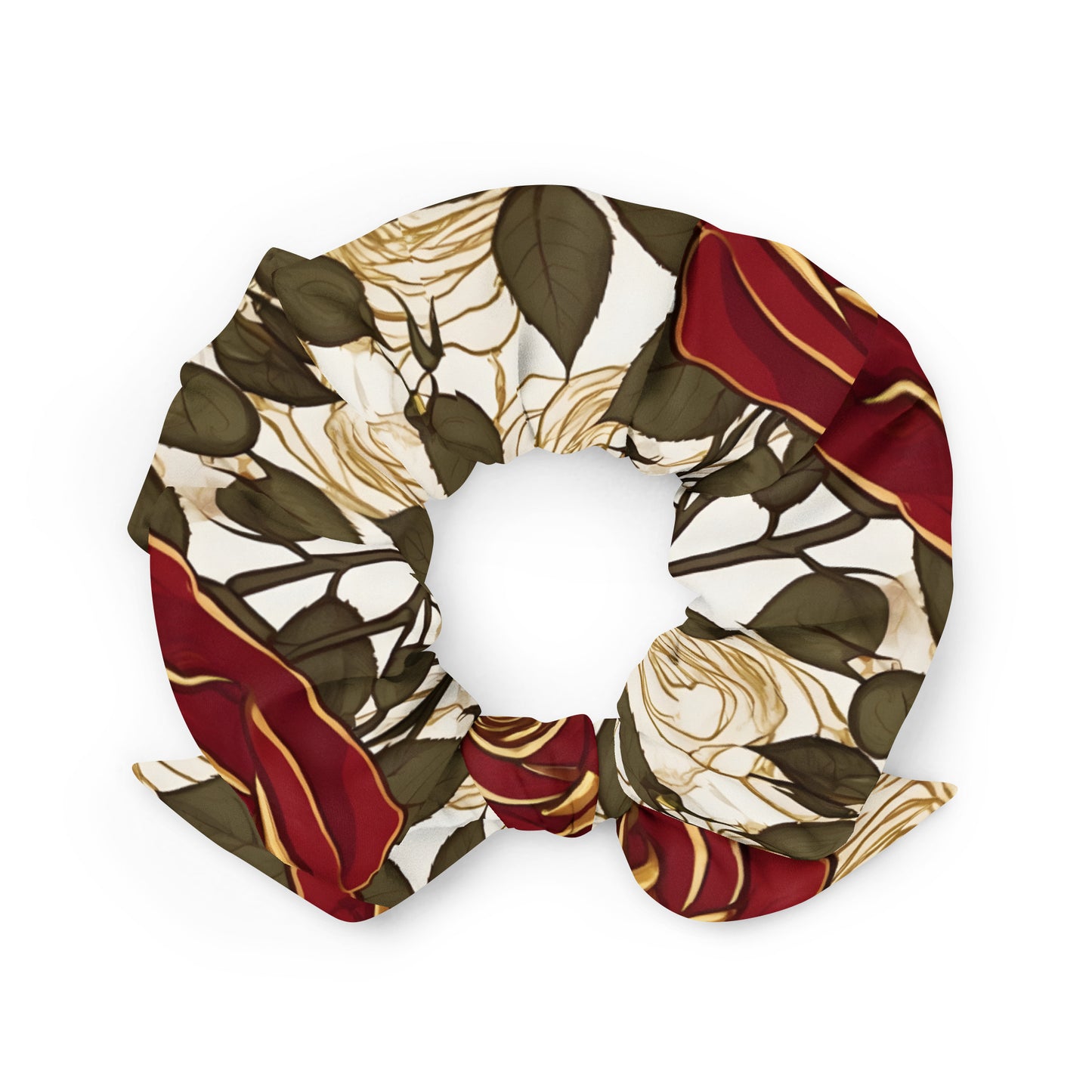 Lady Poppy Scrunchie With Coquette Bow - JOURNAL VENUE