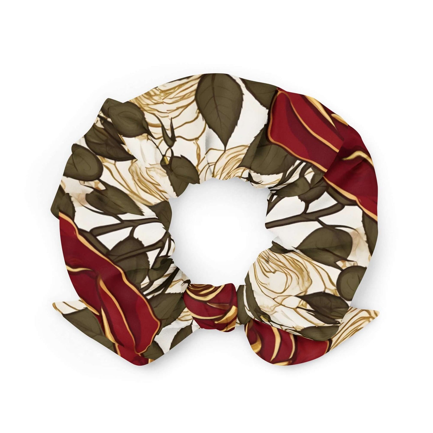 Lady Poppy Scrunchie With Coquette Bow - JOURNAL VENUE