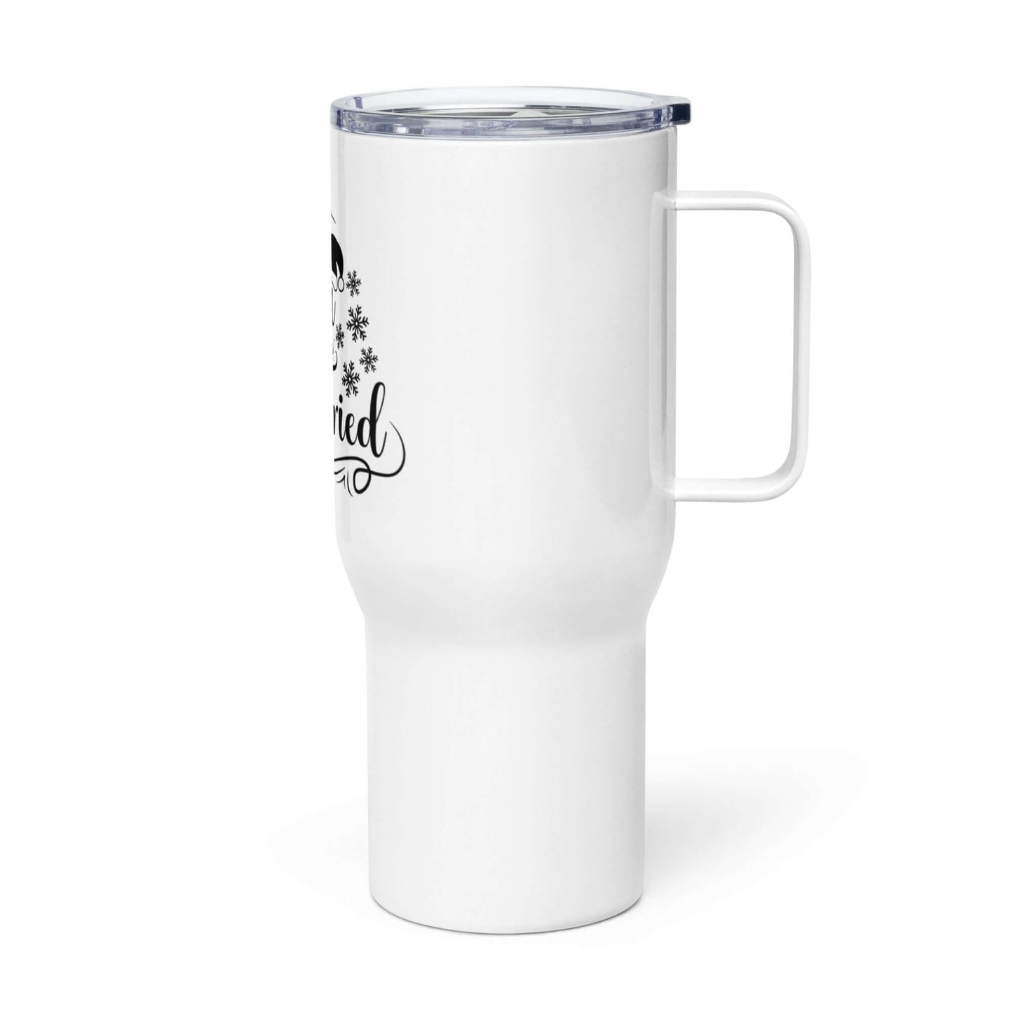 Dear Santa I Literally Tried Travel mug - JOURNAL VENUE