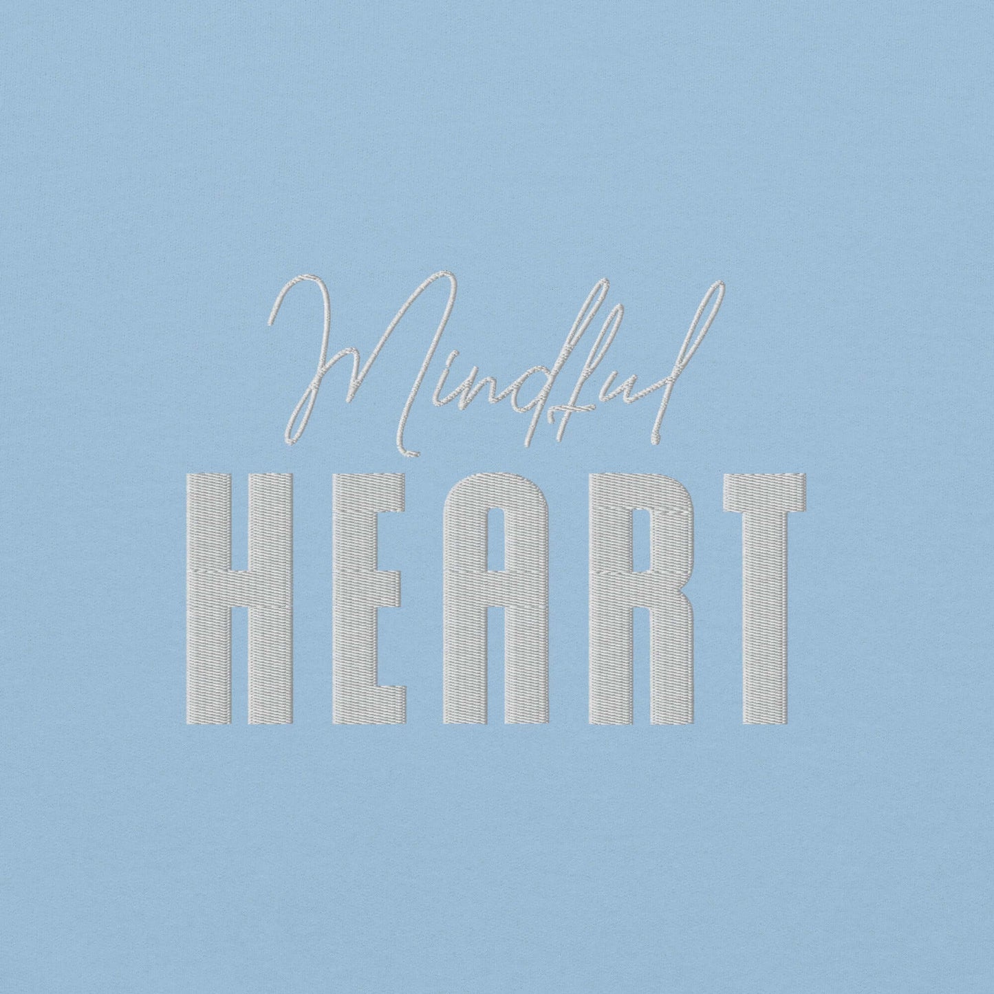 Mindful Heart Embroidered Sweatshirt - JOURNAL VENUE