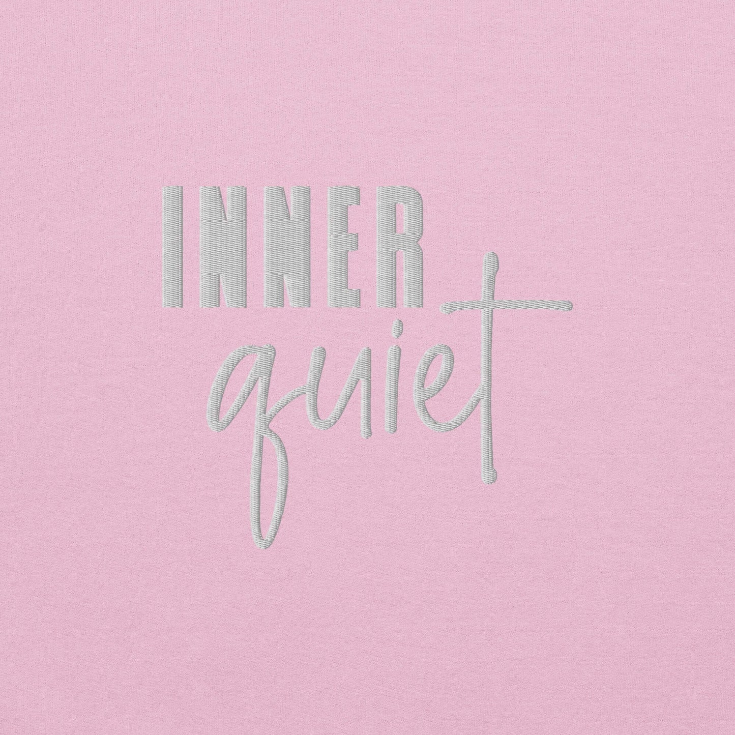 Inner Quiet Embroidered Sweatshirt - JOURNAL VENUE