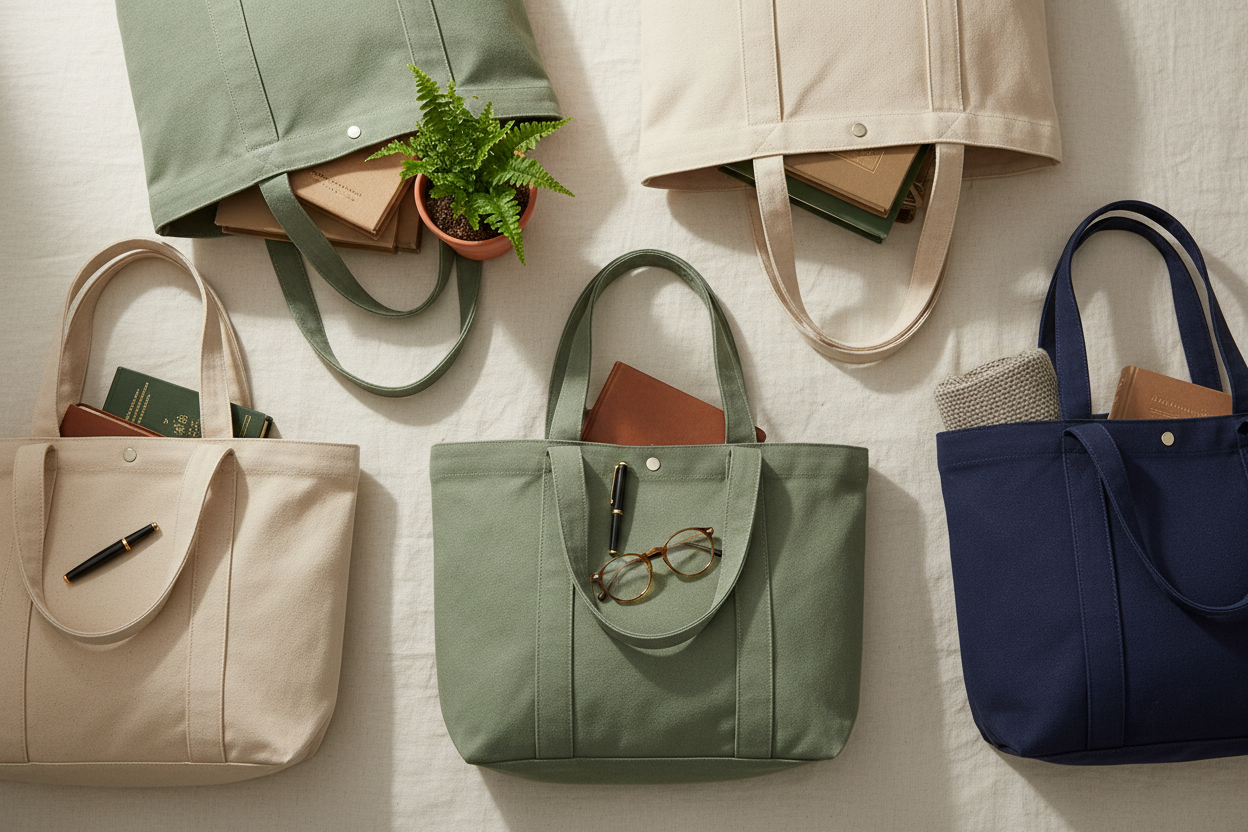 Heavy-Duty Book Totes & Canvas Library Bags | JOURNAL VENUE