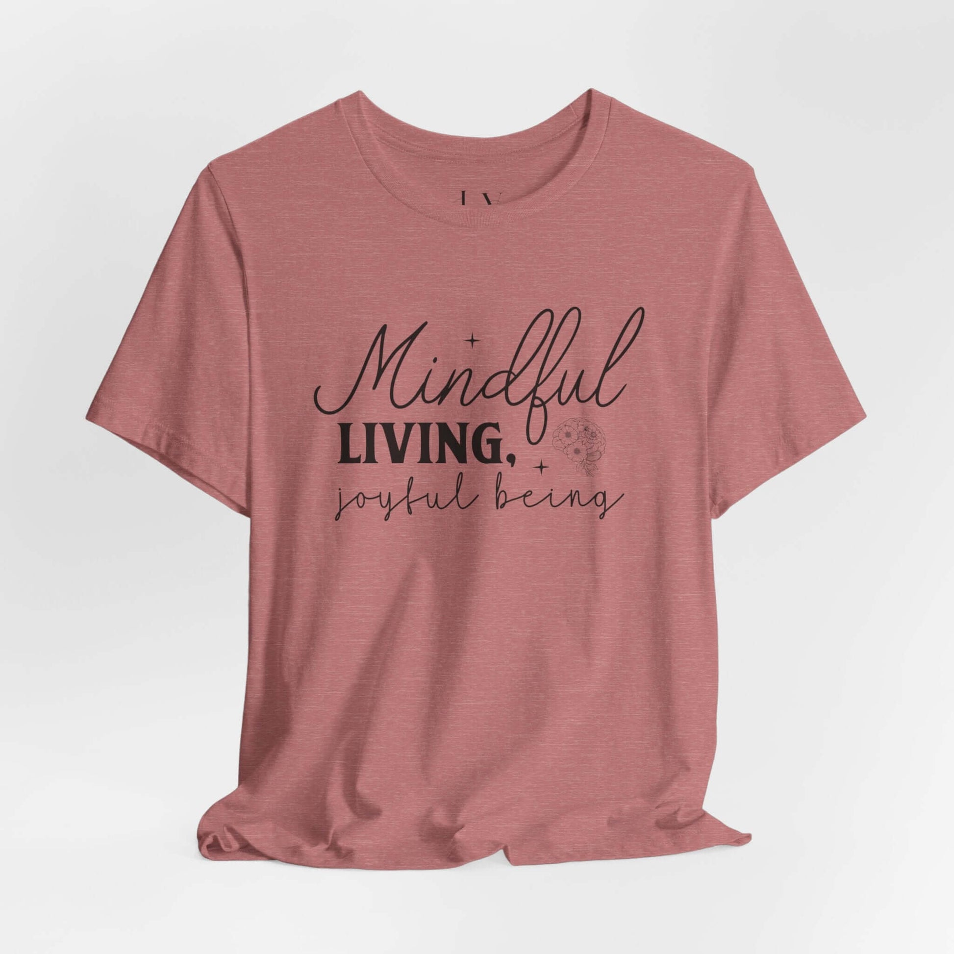 Mindful Living Joyful Being Unisex Jersey Short Sleeve T-Shirt - JOURNAL VENUE