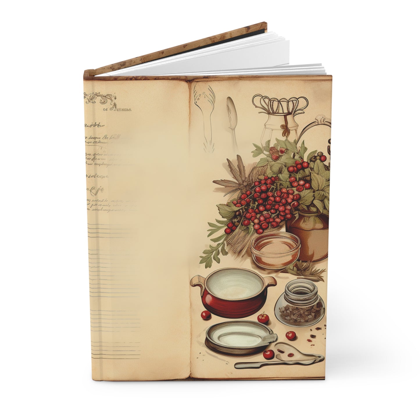 Vintage Secret Cooking Recipes Book Journal - JOURNAL VENUE