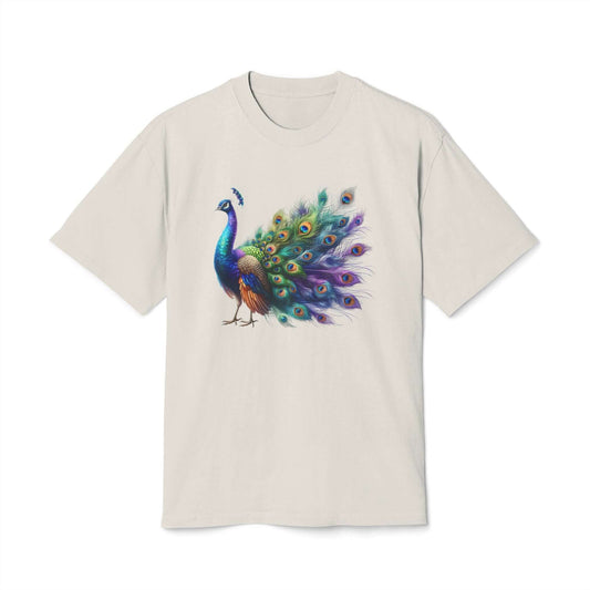 Cute Peacock Unisex Heavy Faded T Shirt - JOURNAL VENUE